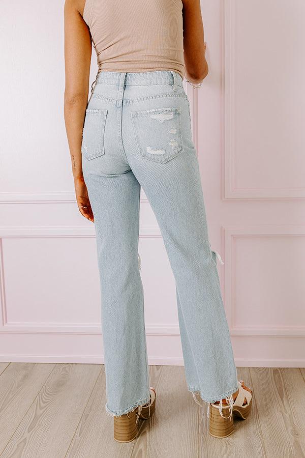 The Gilmore High Waist Distressed Flare Product Image