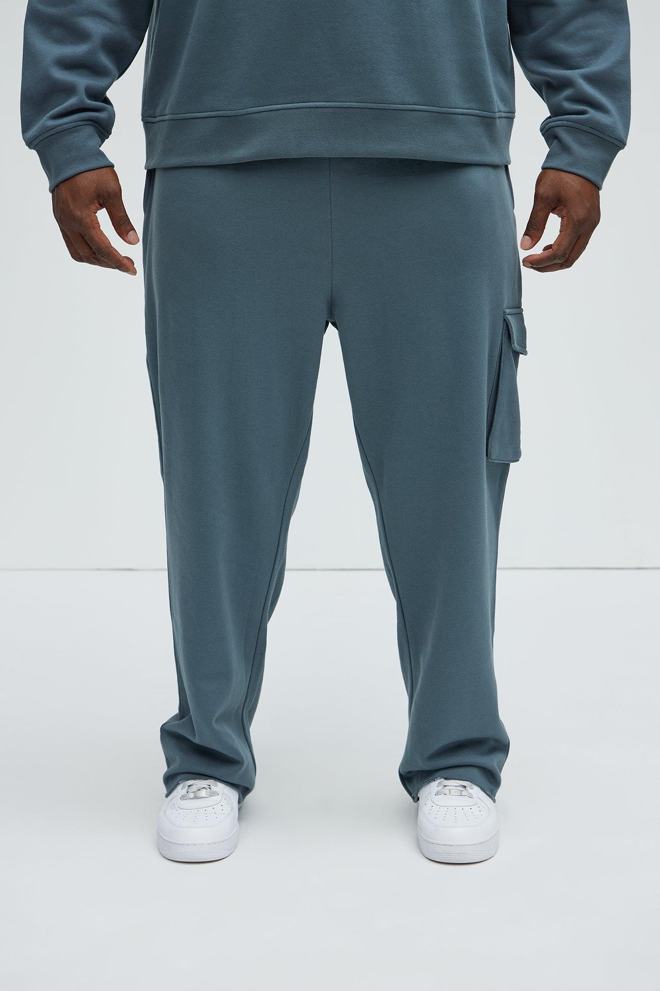 Classic Motors Cargo Sweatpants - Dusty Blue Product Image