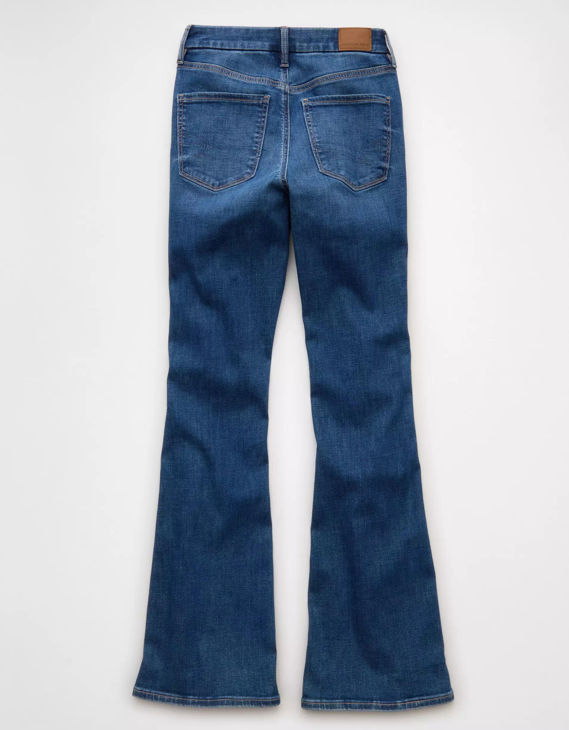 AE Next Level Curvy Super High-Waisted Flare Jean Product Image