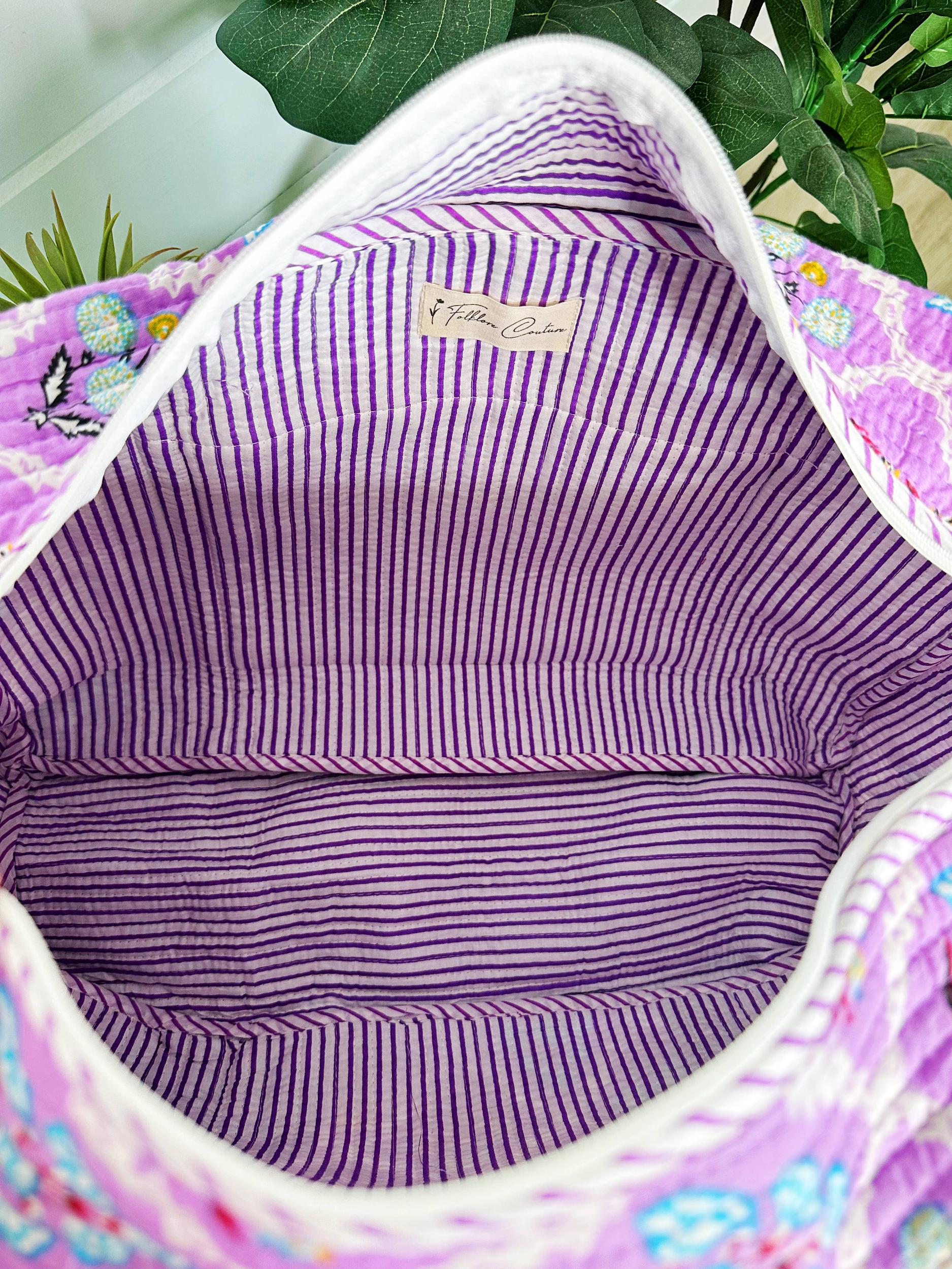 Cottage Floral Quilted Tote Bag Product Image