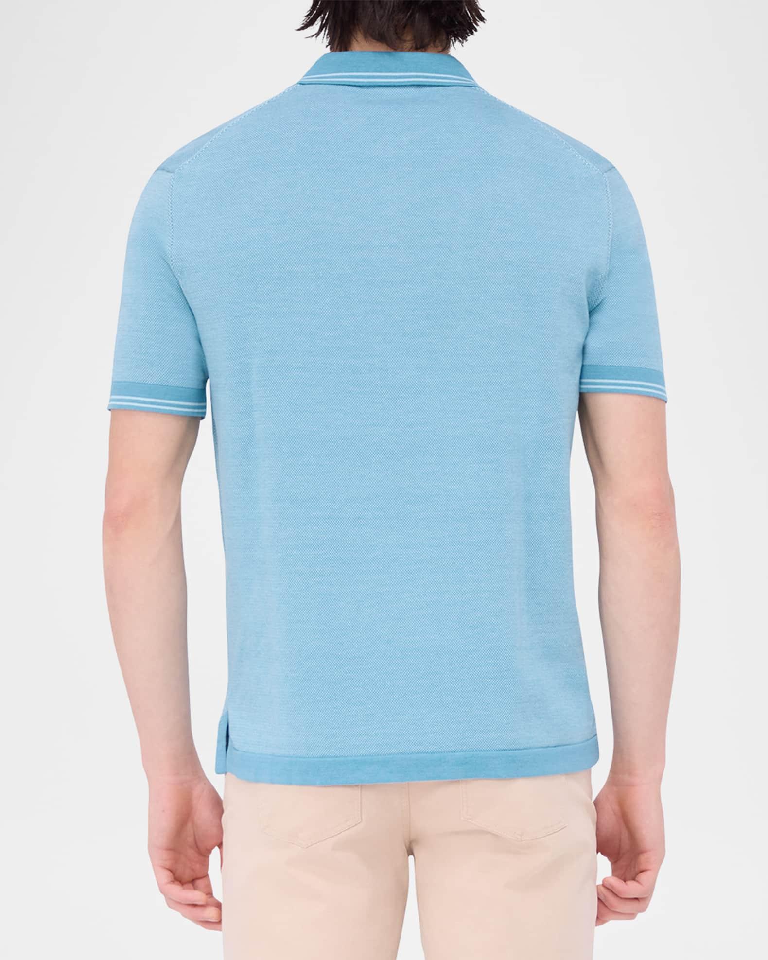 Men's 3-Button Polo Sweater Product Image