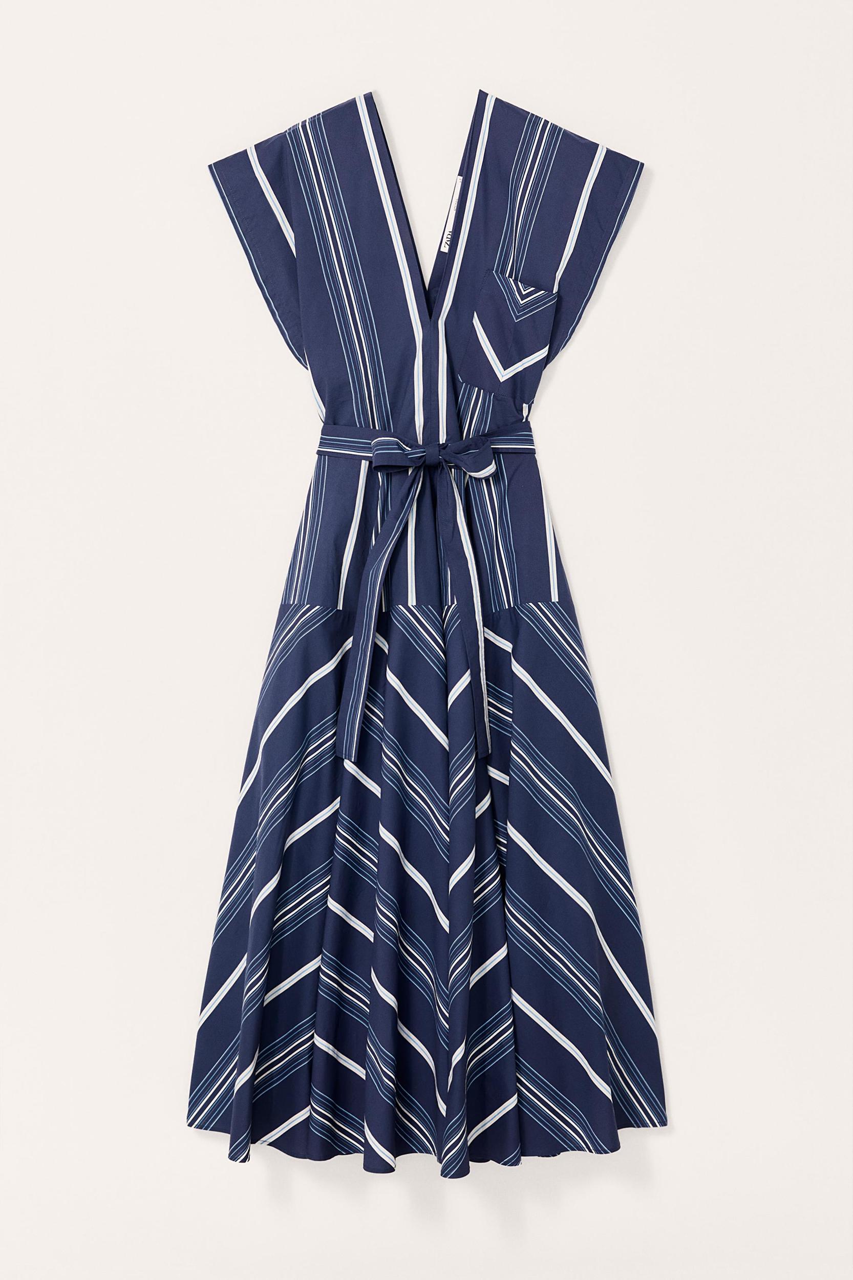 LIMITED EDITION GODET STRIPE DRESS Product Image