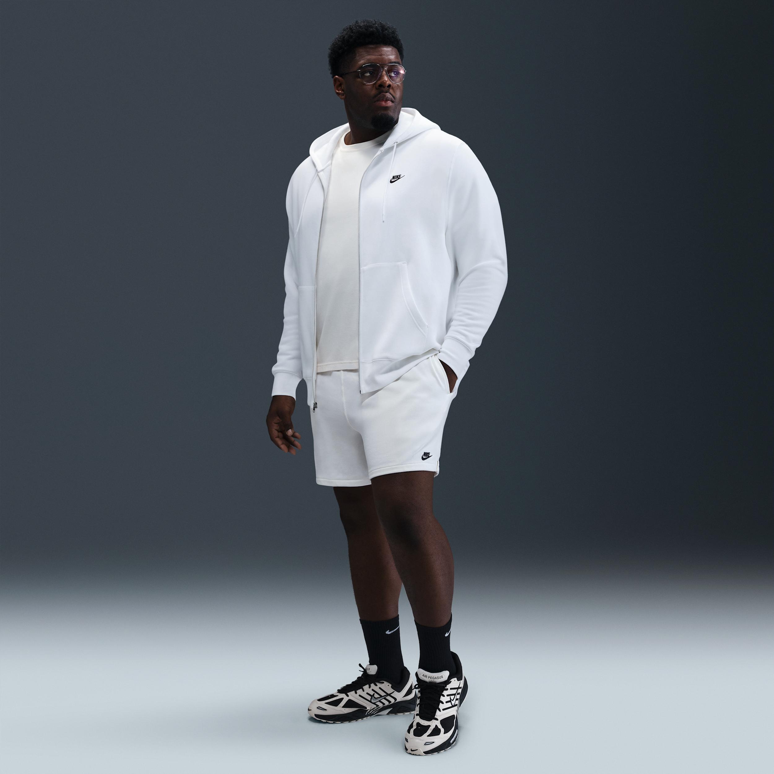 Nike Mens Club Full-Zip Fleece Hoodie | FN3861-100 Product Image