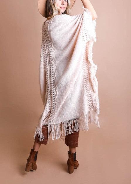 Bohemian Flowy Ruana Product Image