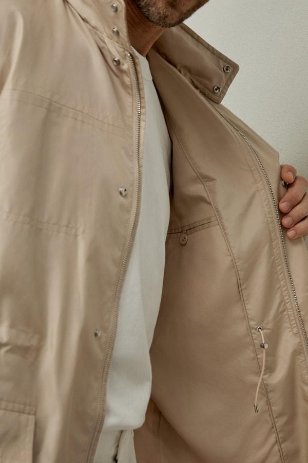Water-Resistant Modern Utility Men Jacket Product Image