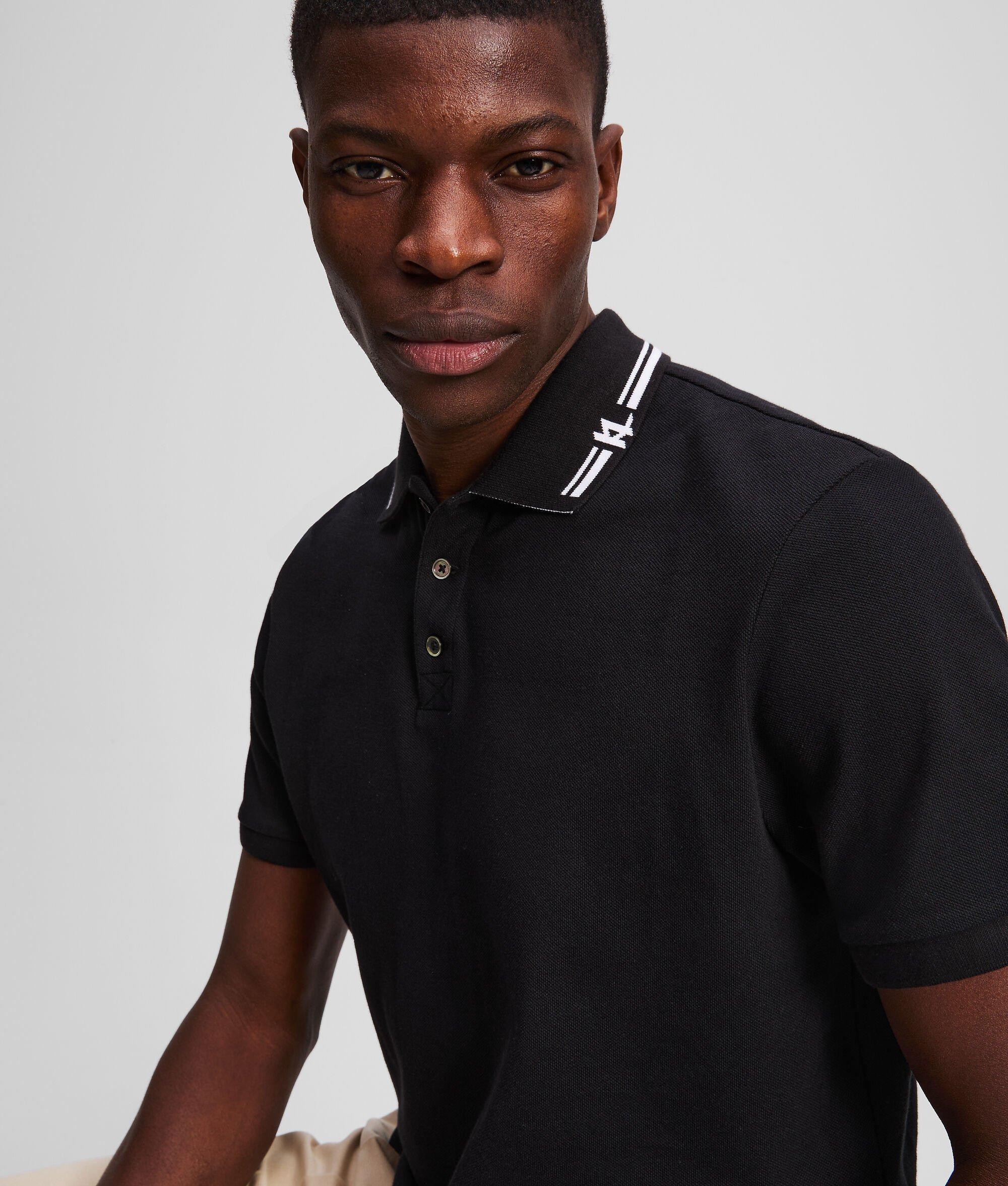 CONTRAST PIPING POLO SHIRT Product Image