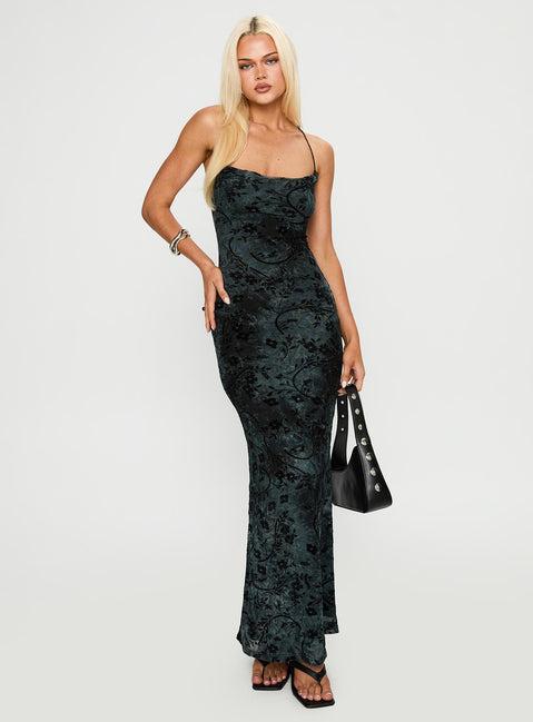 Giorgiana Maxi Dress Black Product Image