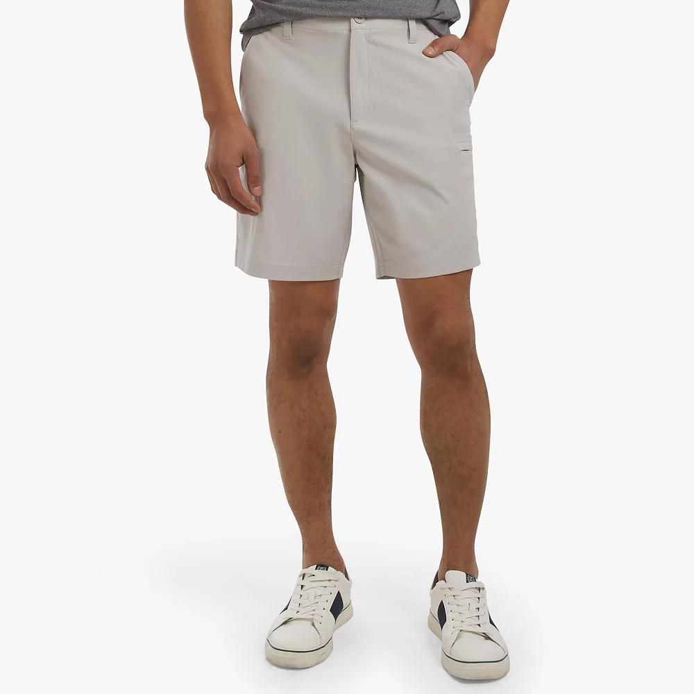 Men's Chaps 8-in. Performance Cargo Shorts, Size: 34, Grey Product Image