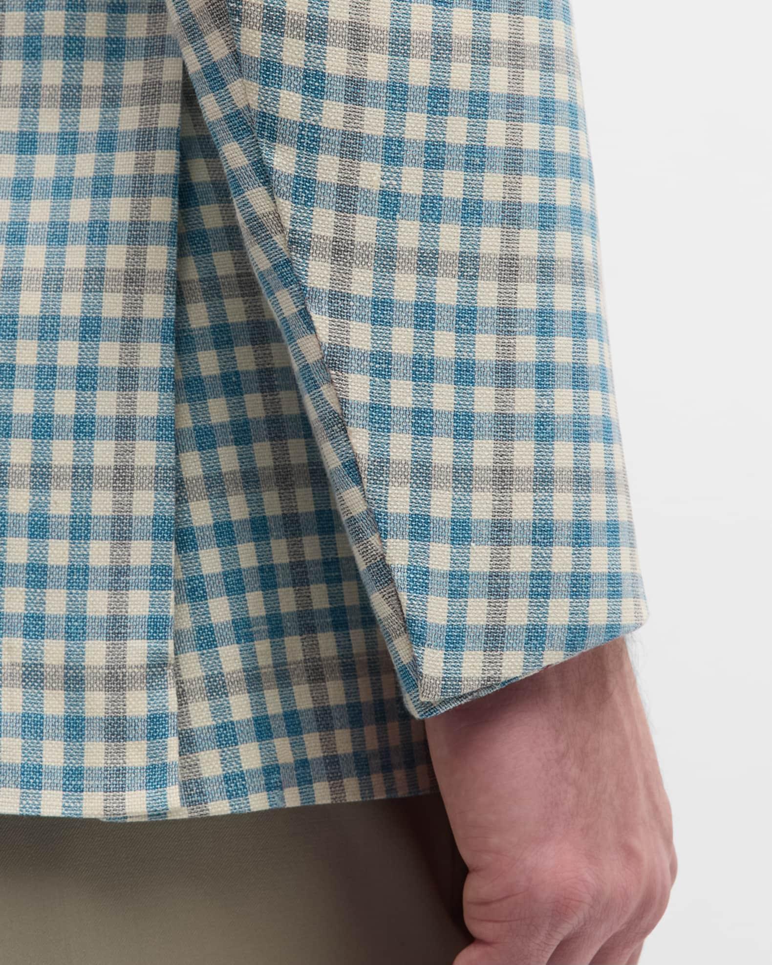 Men's Check Linen-Blend Sport Coat Product Image