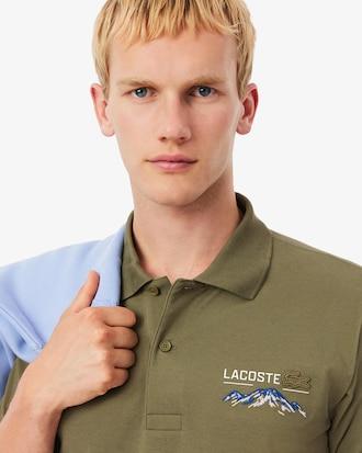 Classic Fit Embroidered Motif Piqué Polo Shirt Product Image