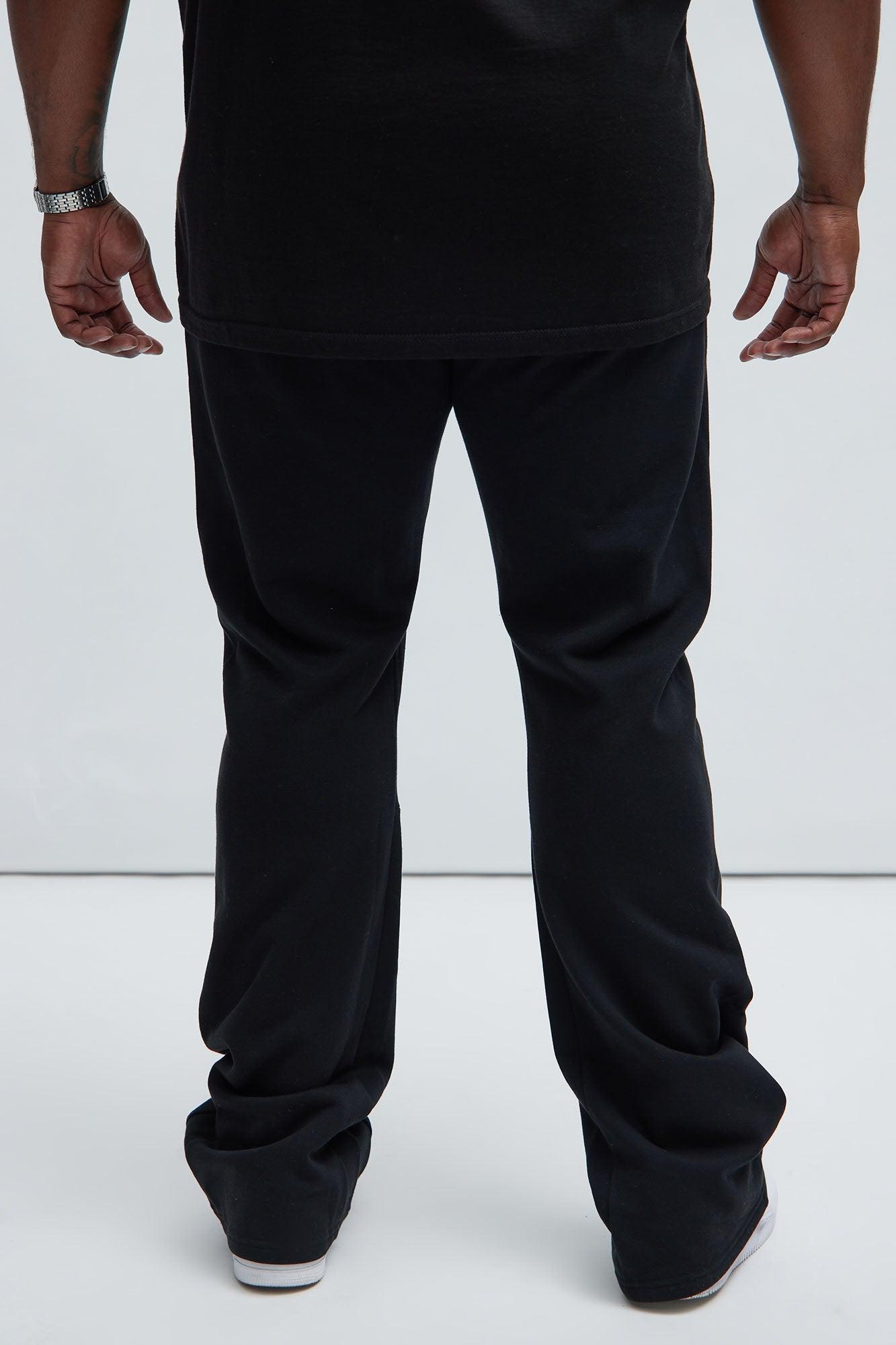 Thy Will Chrome Flare Sweatpant - Black Product Image