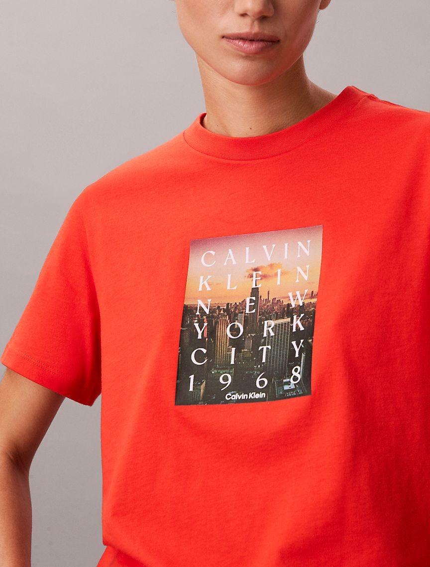 City Sunset Logo Graphic Classic T-Shirt Product Image