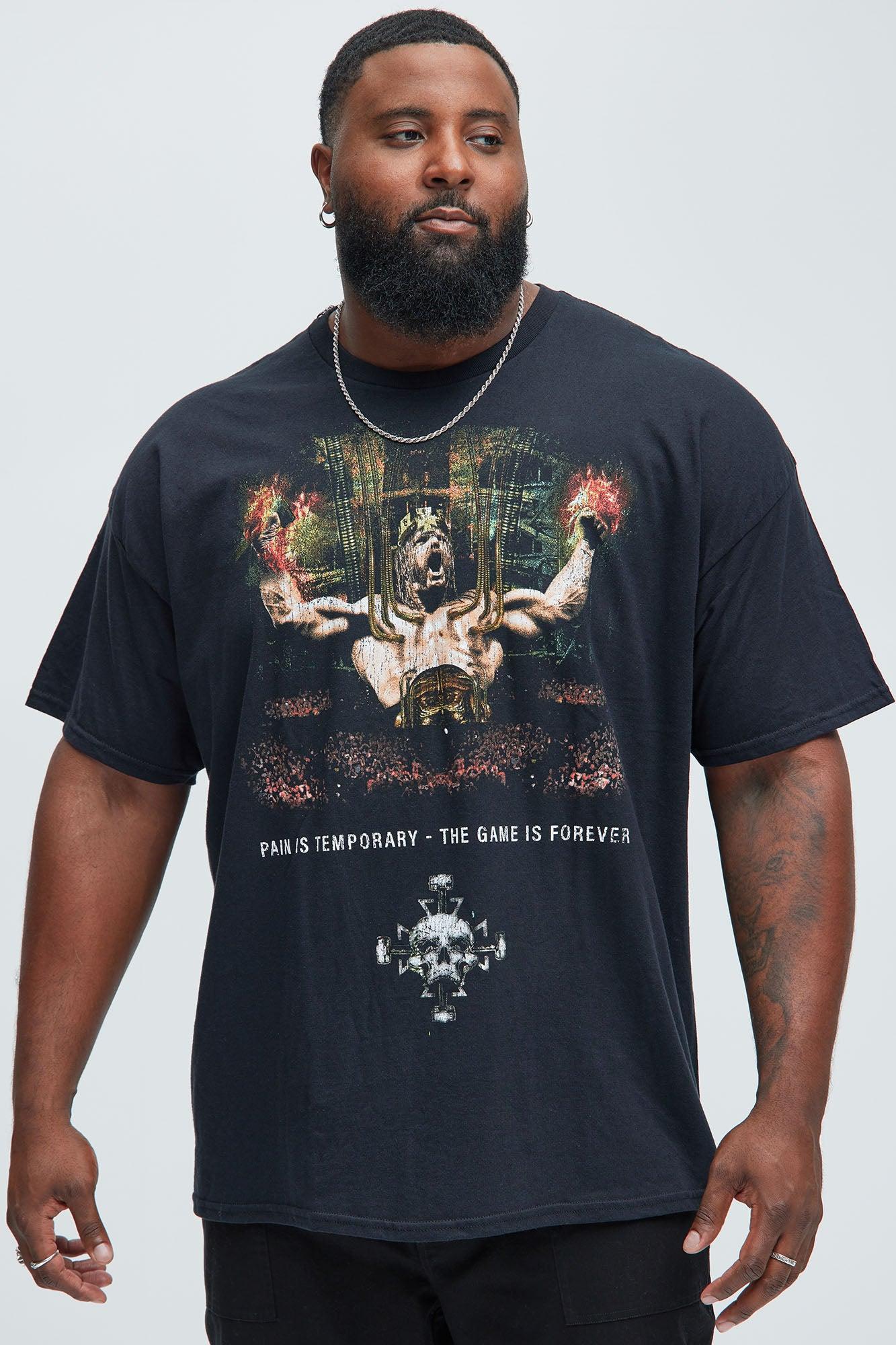 WWE Triple H Oversized Short Sleeve Tee - Black Product Image