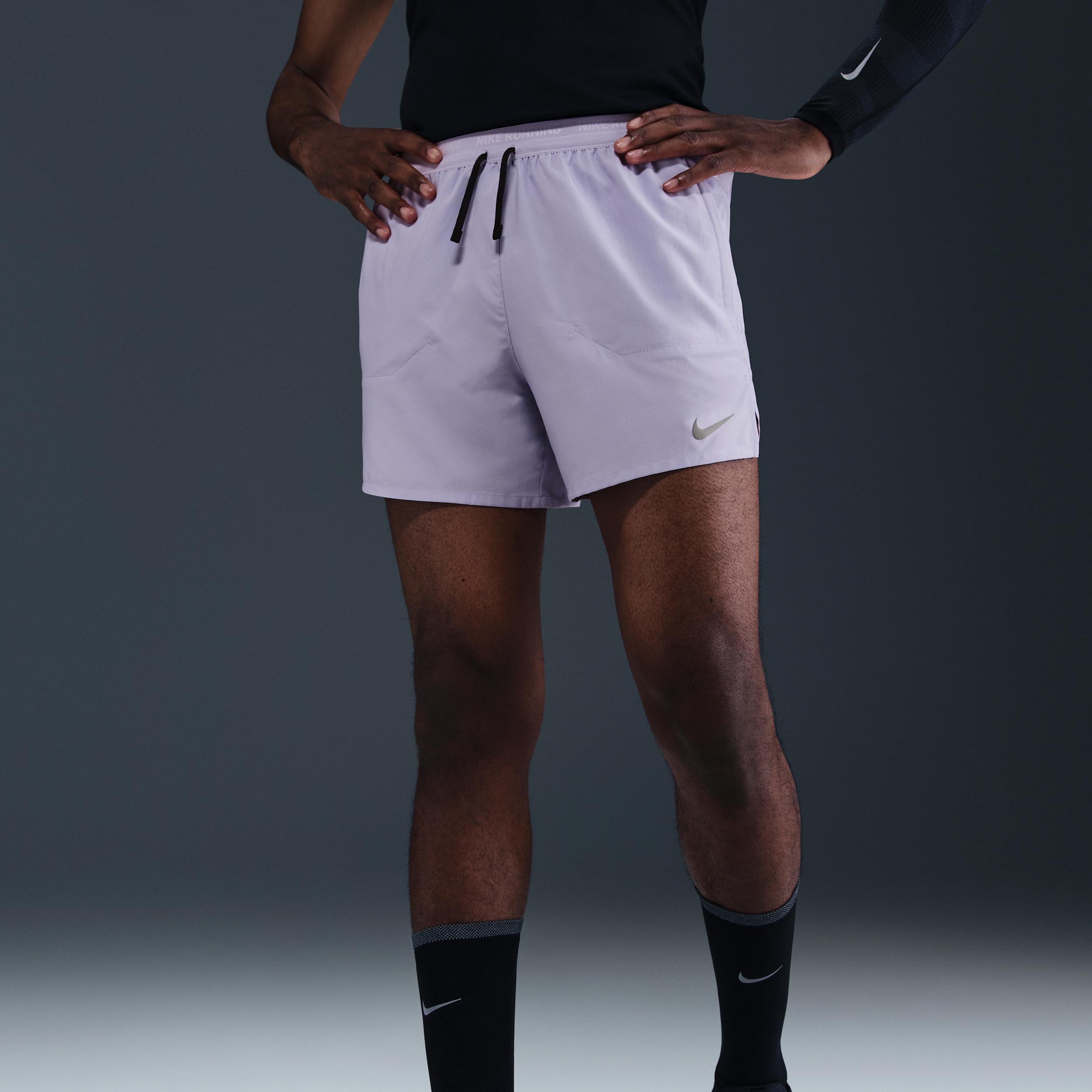 Nike Mens Stride Dri-FIT 5 Brief-Lined Running Shorts | DM4755-515 Product Image