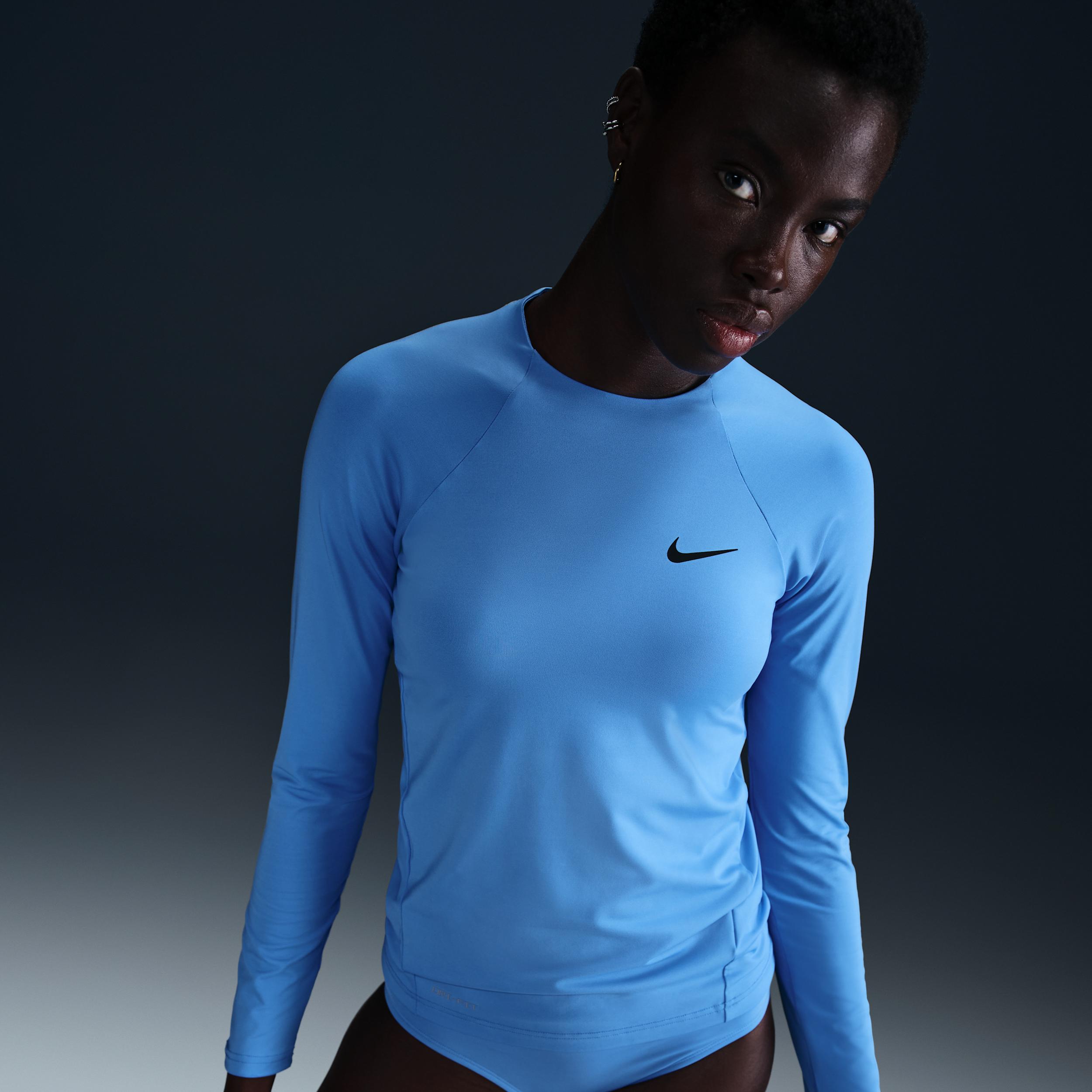 Nike Essential Women's Long-Sleeve Hydroguard Swim Shirt Product Image