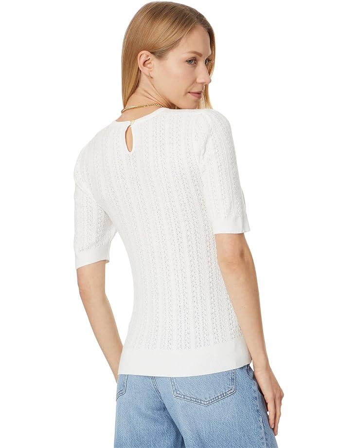 Puff Sleeve Woven Mixy Long Sleeve Product Image