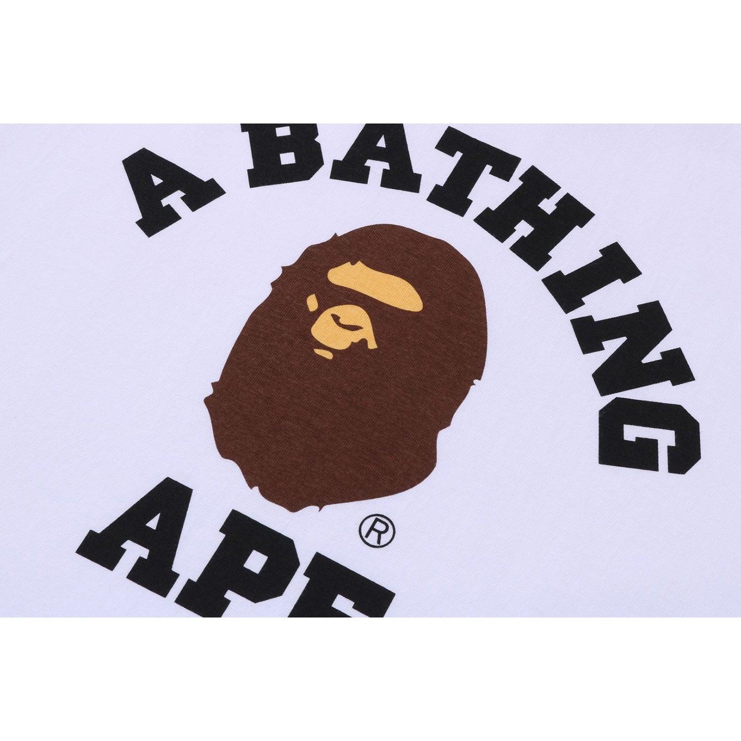 BAPE MENS PIGMENT COLLEGE T-SHIRT Male Product Image