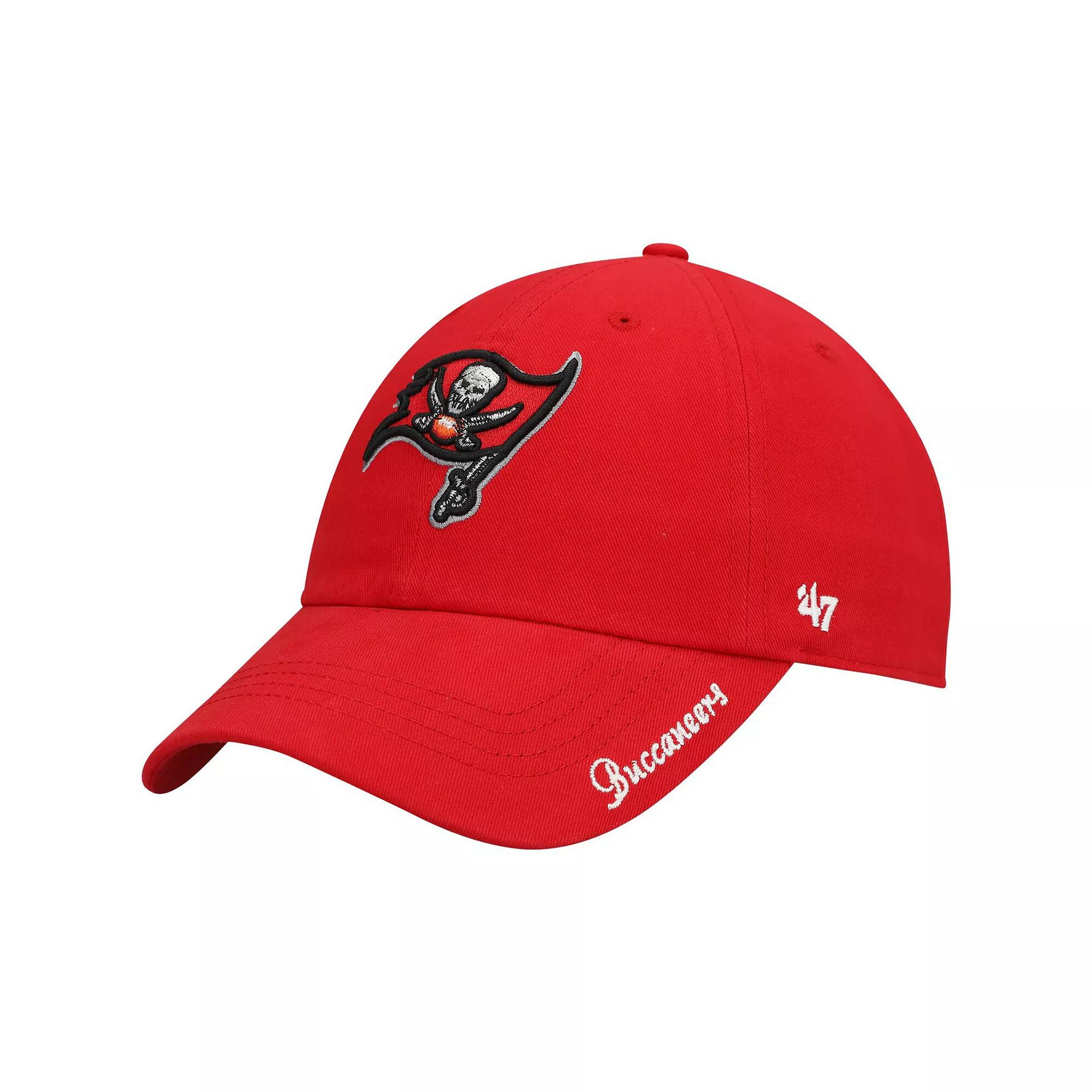 Women's '47 Red Tampa Bay Buccaneers Miata Clean Up Secondary Adjustable Hat Product Image