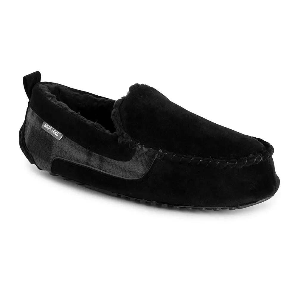 MUK LUKS® Emmett Men's Moccasin Slippers,  Product Image