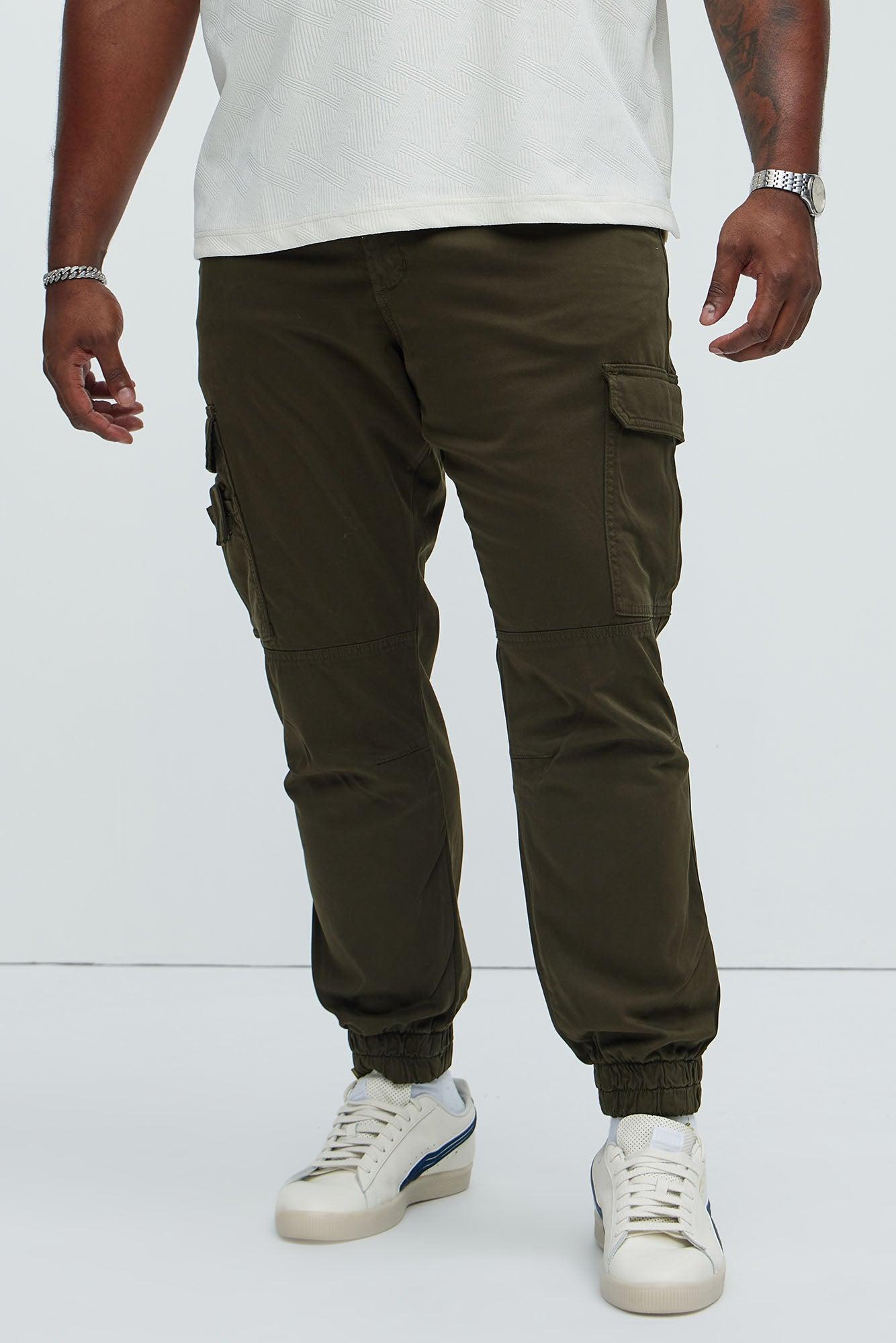 Slim Kryptonite Cargo Jogger - Olive Product Image