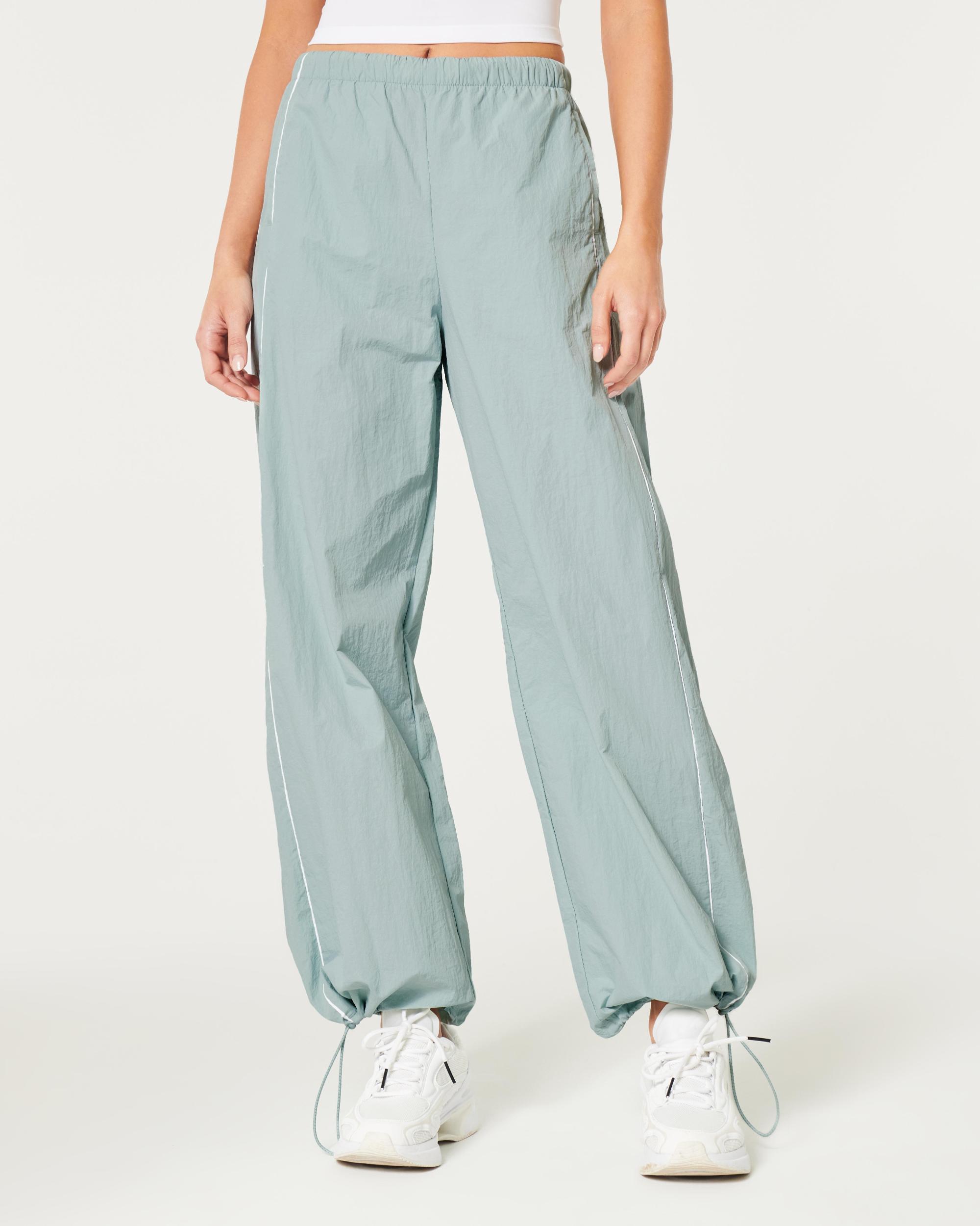 Gilly Hicks Active Tipped Crinkle Parachute Pants Product Image