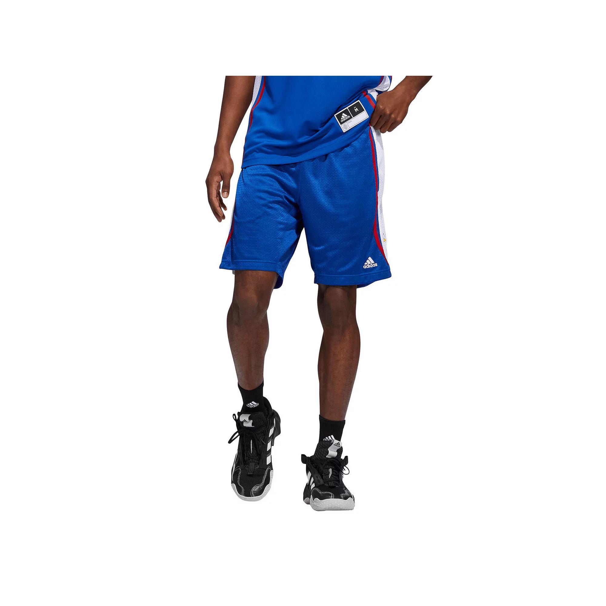 Men's adidas Royal Kansas Jayhawks Swingman AEROREADY Basketball Shorts,  Product Image