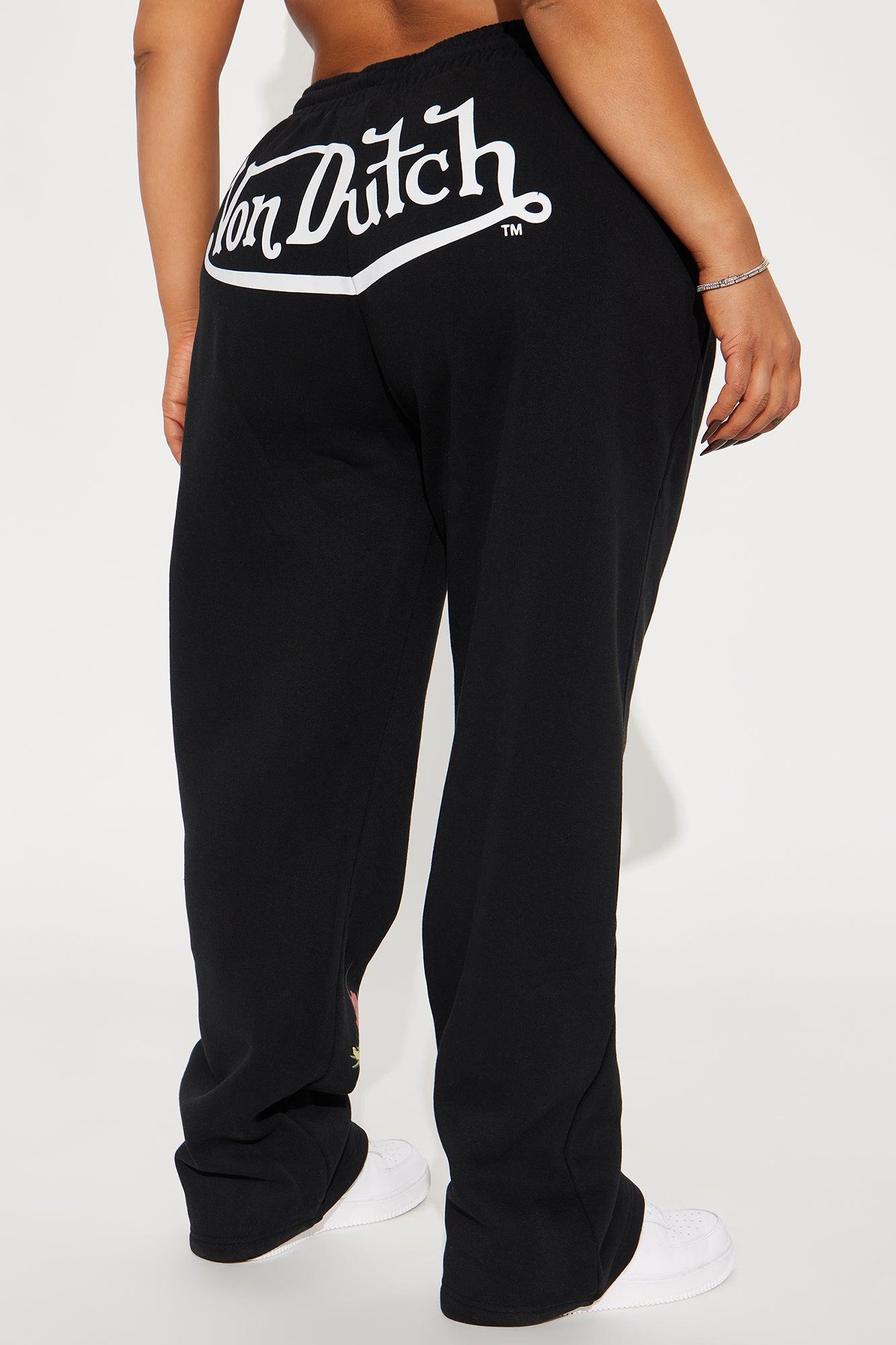 Von Dutch Skull Oasis Wide Leg Pant - Black/combo Product Image