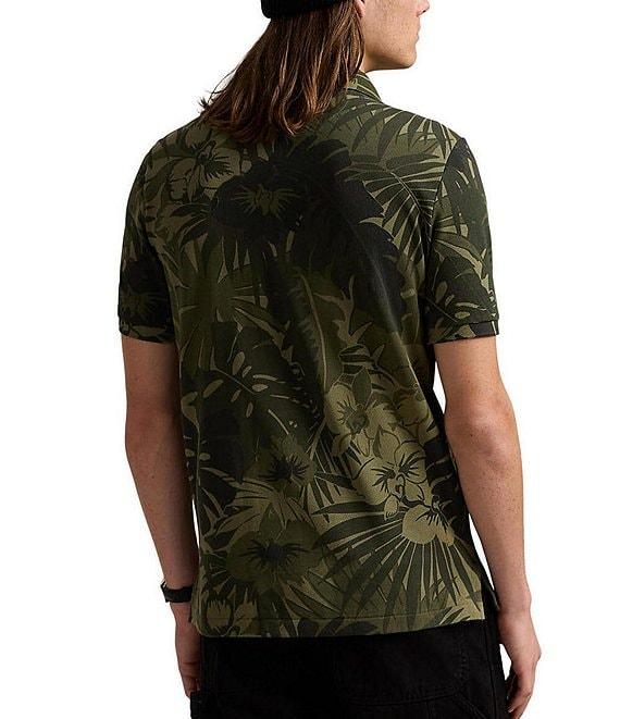 Polo Ralph Lauren Classic Fit Palm-Camo Mesh Short Sleeve Polo Shirt Product Image