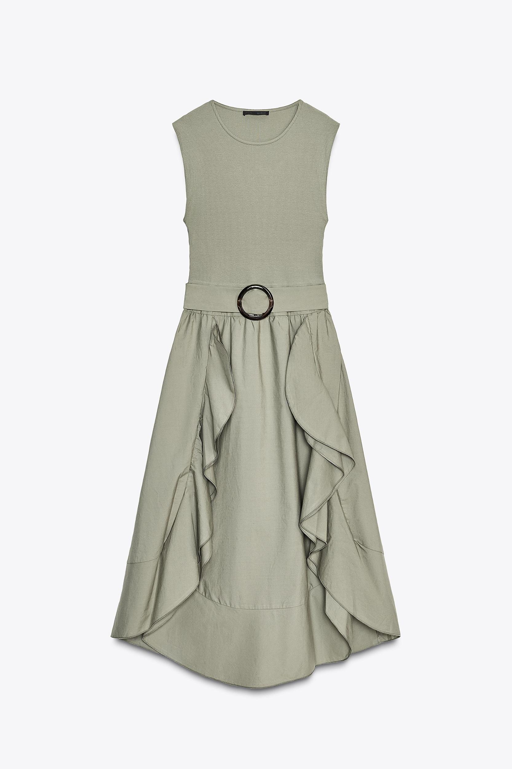 BELTED COMBINATION DRESS Product Image