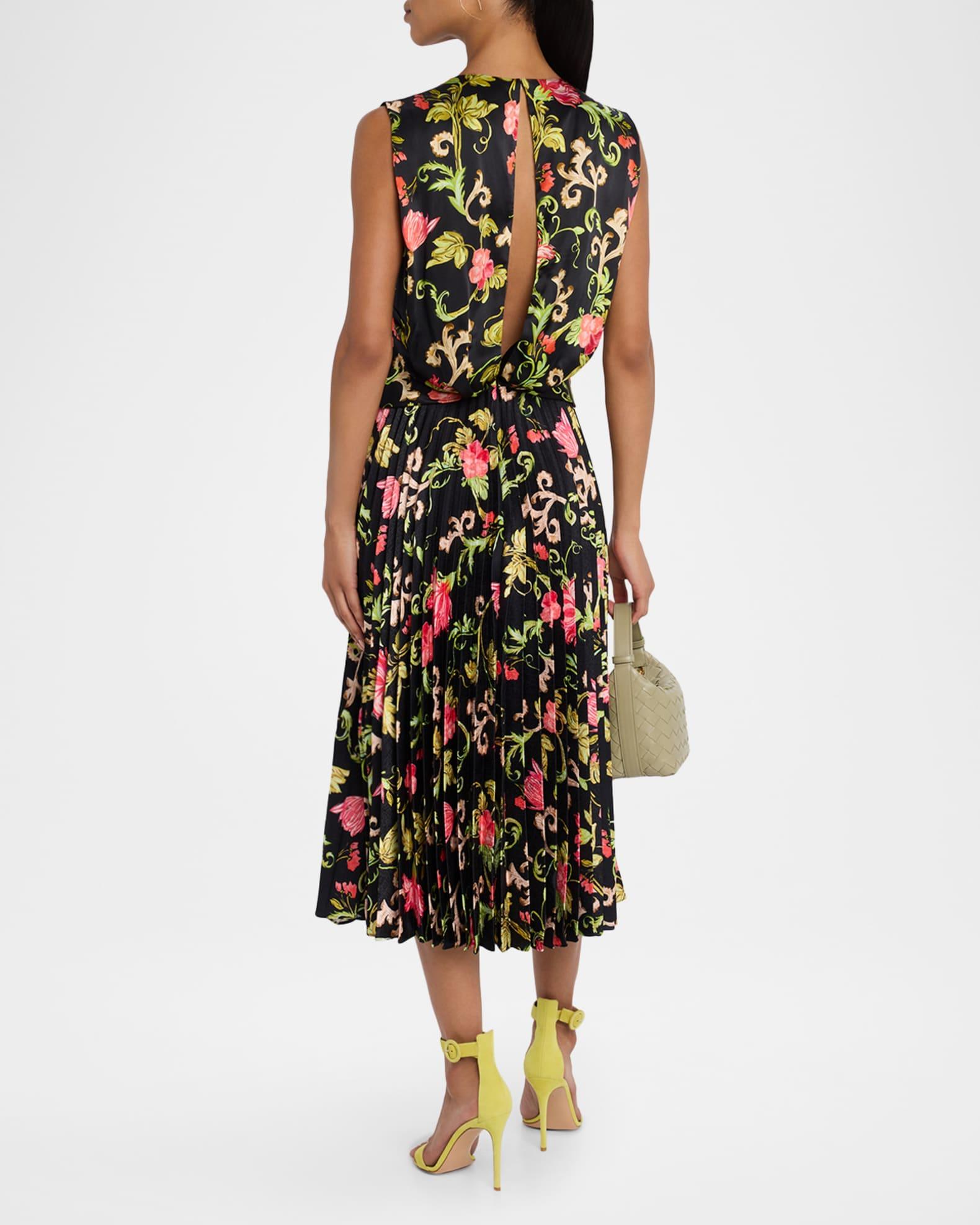 Gwen Silk Midi Dress Product Image