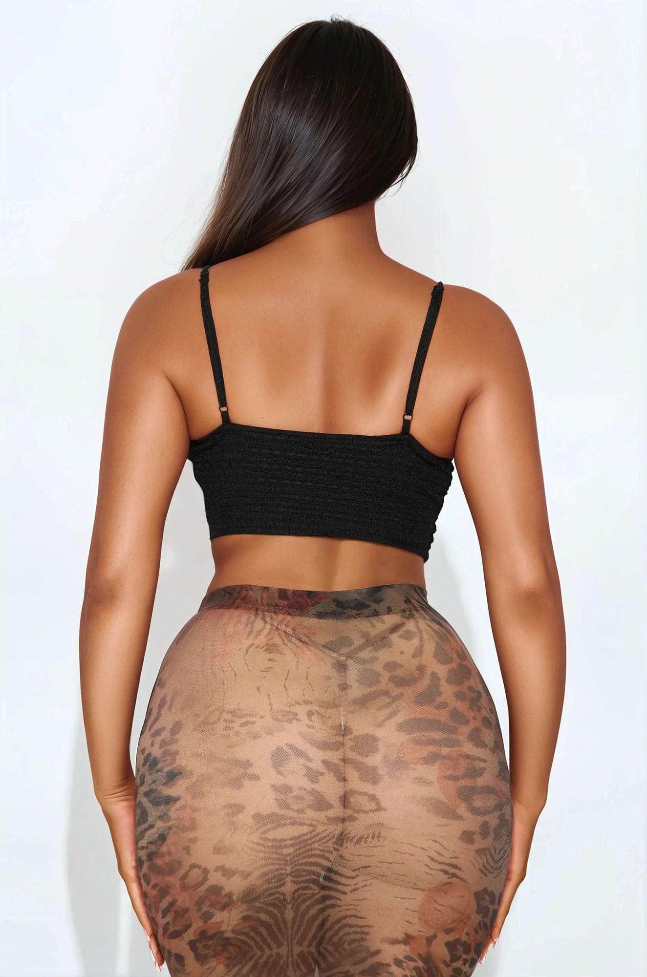 Fluttering Flyaway Ruffle Top - Black Product Image