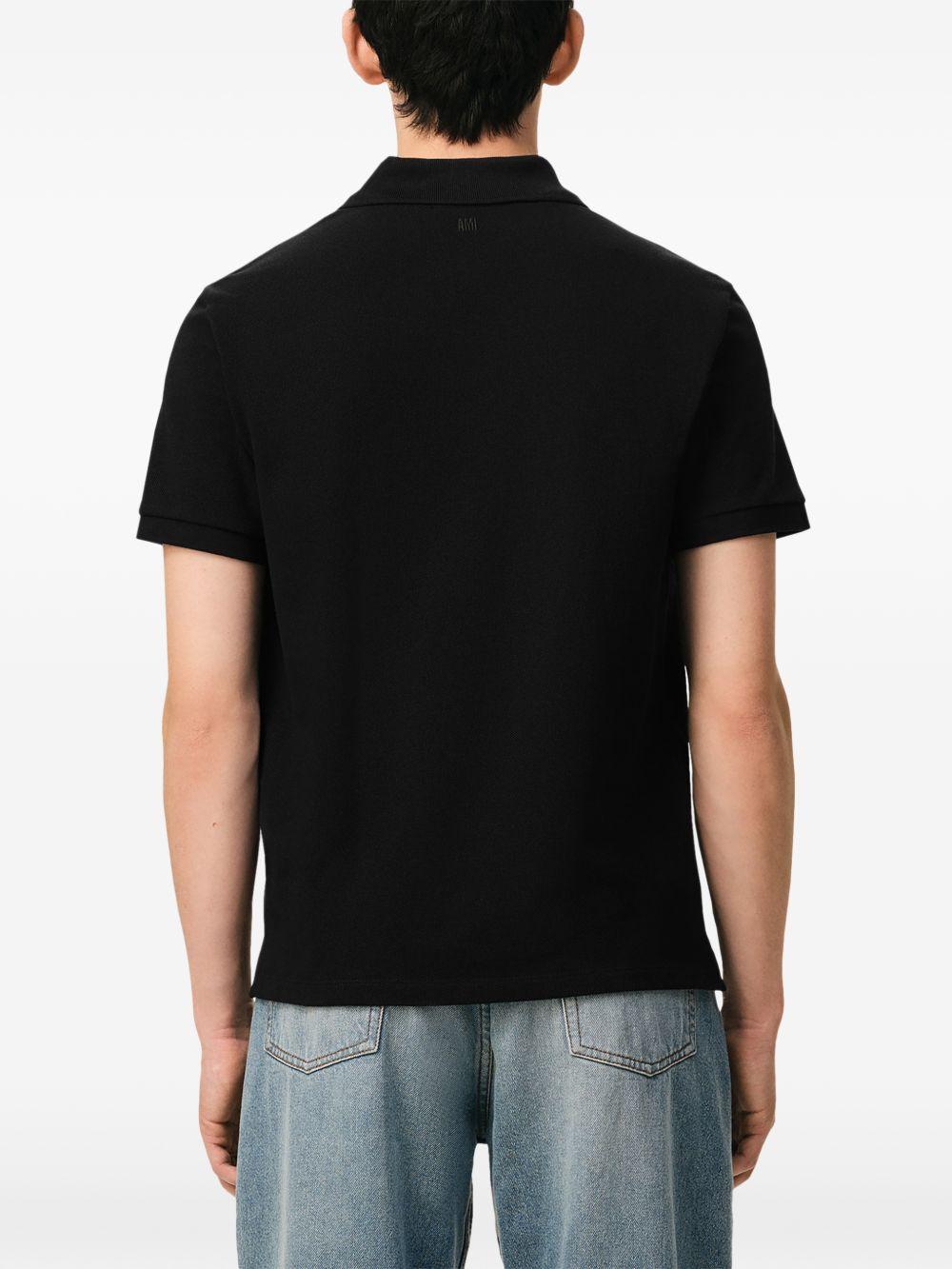 Ami de Coeur piqué polo shirt Product Image