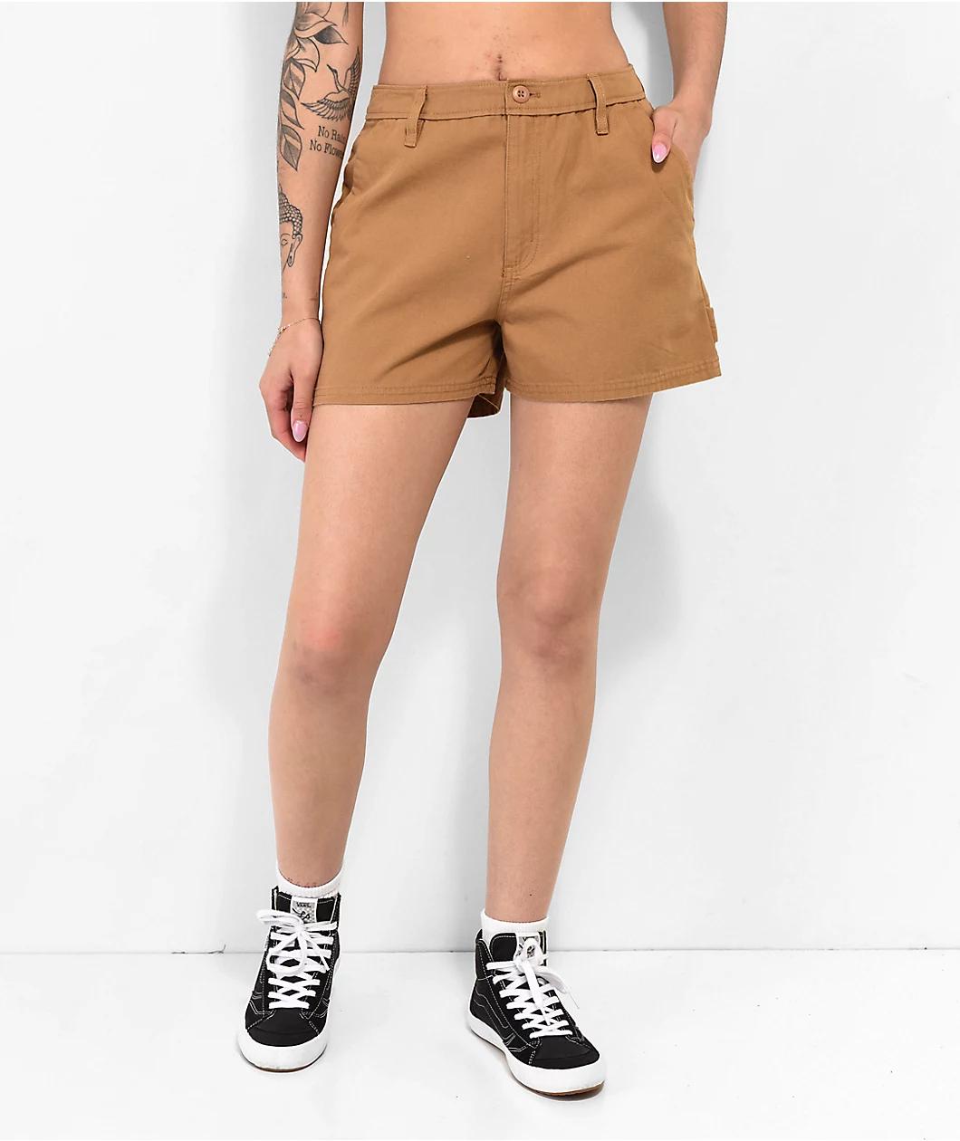 Vans Ground Brown Work Shorts Product Image