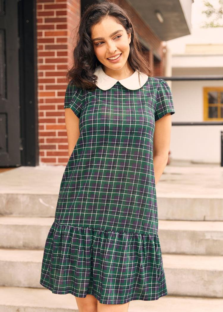 School Days Collared Dress Product Image