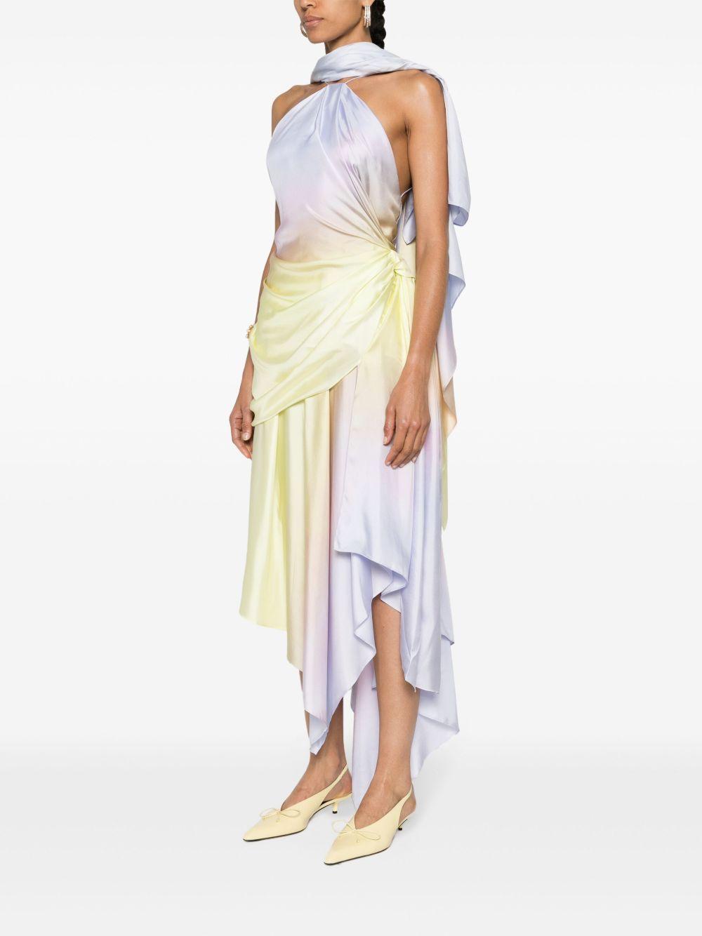 Harmony asymmetric midi dress Product Image