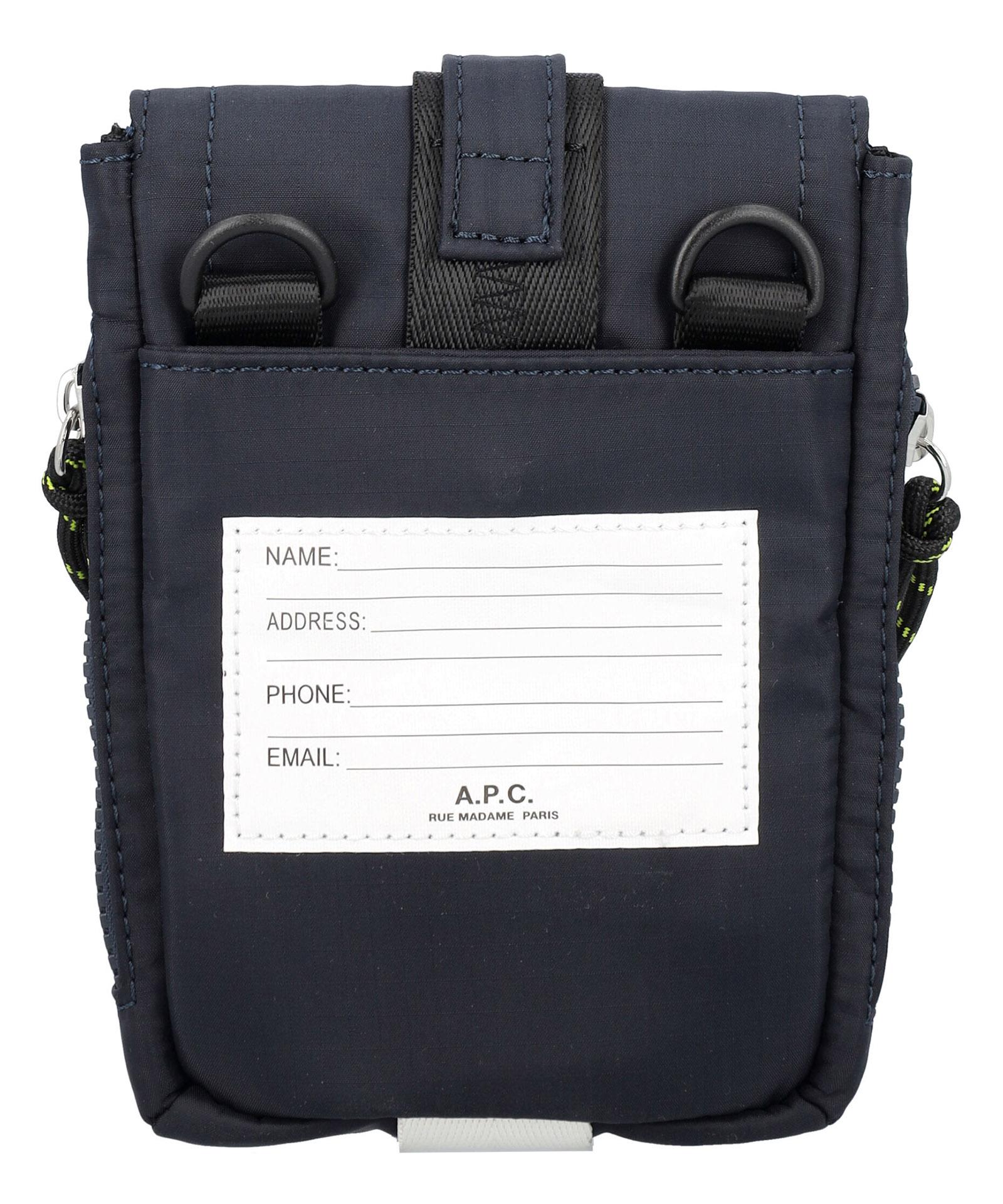 APC Navy Trek Crossbody Pouch In Iak Dark Navy Product Image