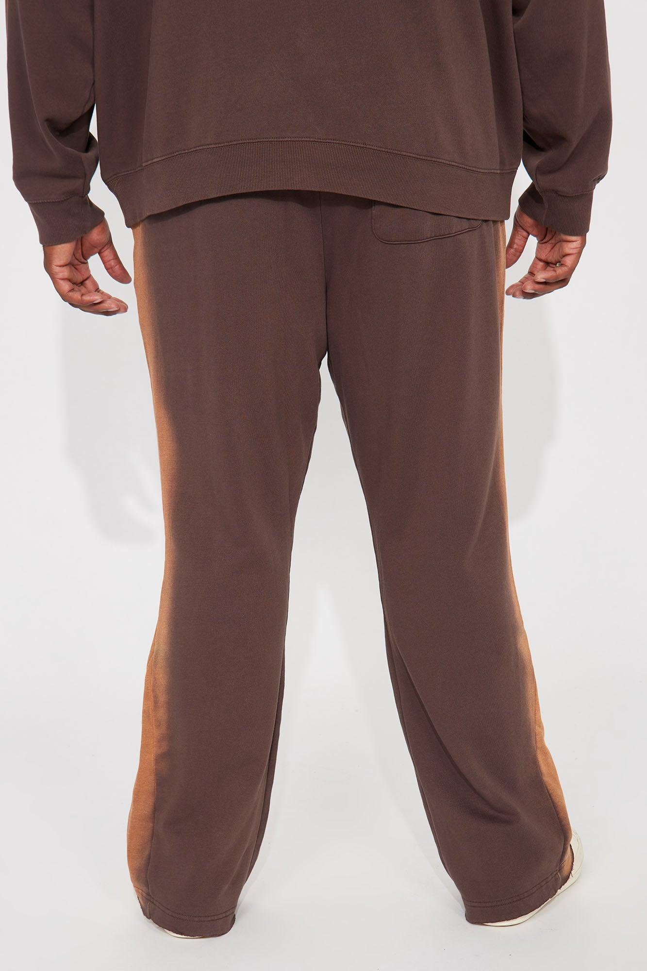 Tyson All You Flared Sweatpants - Brown Product Image