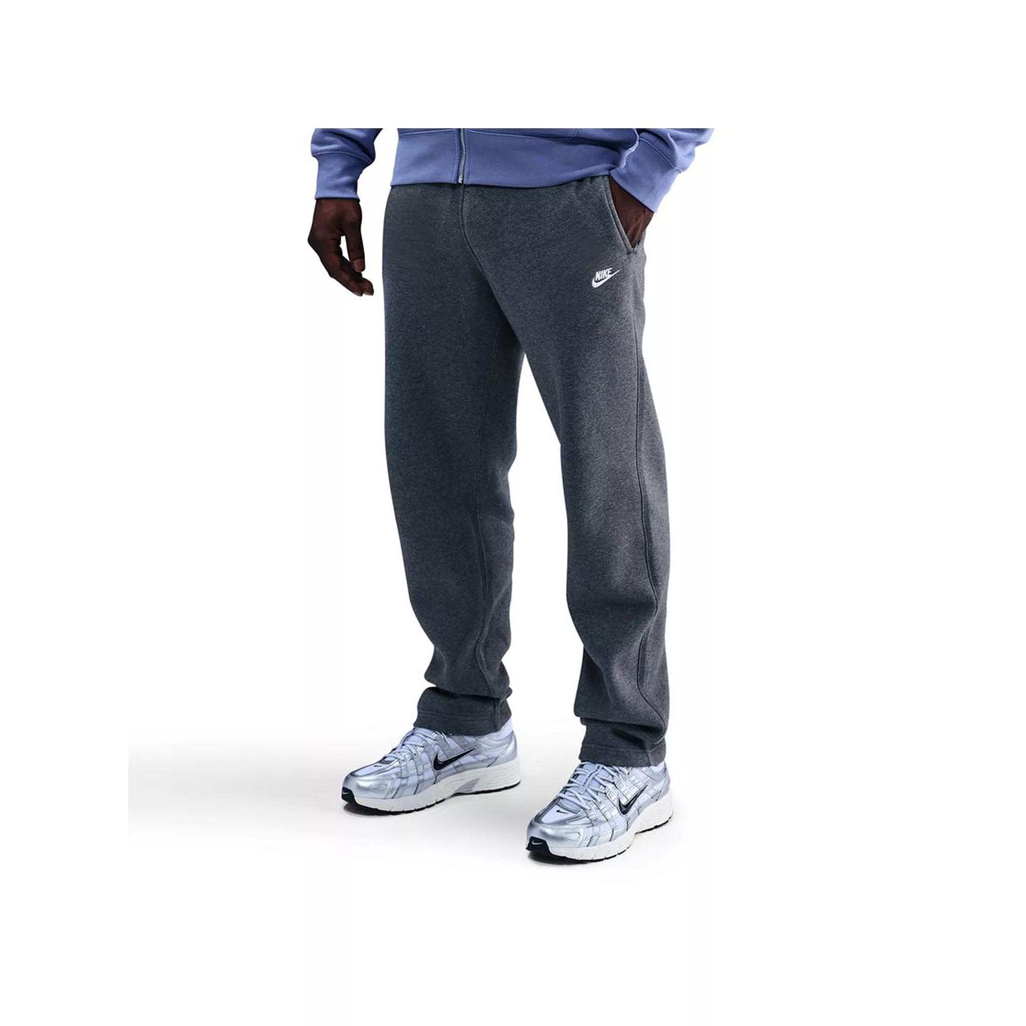 Nike Mens Club Open-Hem Fleece Pants | FN3730-451 Product Image