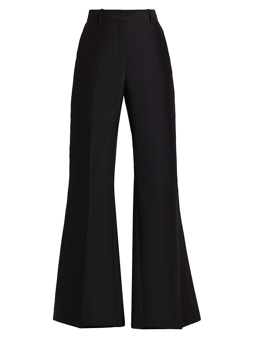 Womens Leyva Wool-Silk Flared Pants Product Image
