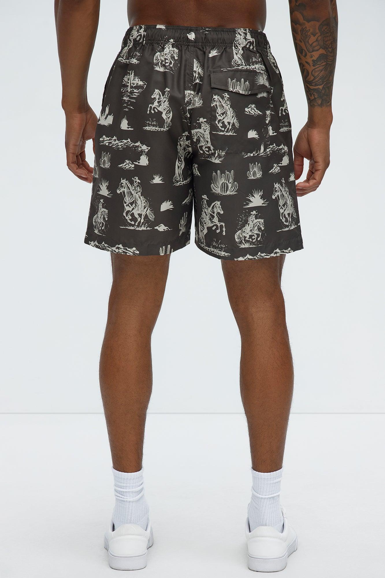 Wild West Relaxed Short - Brown Combo Product Image