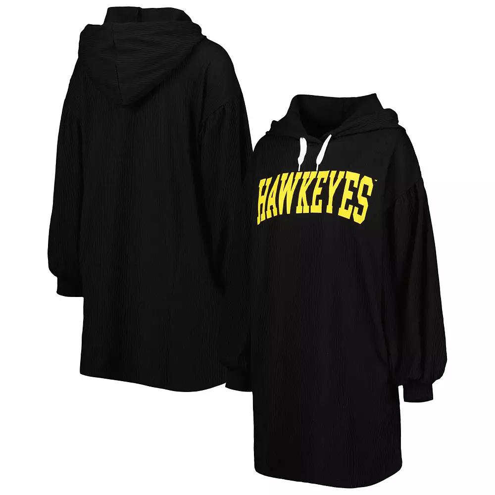 Women's Gameday Couture Black Iowa Hawkeyes Game Winner Vintage Wash Tri-Blend Dress,  Product Image