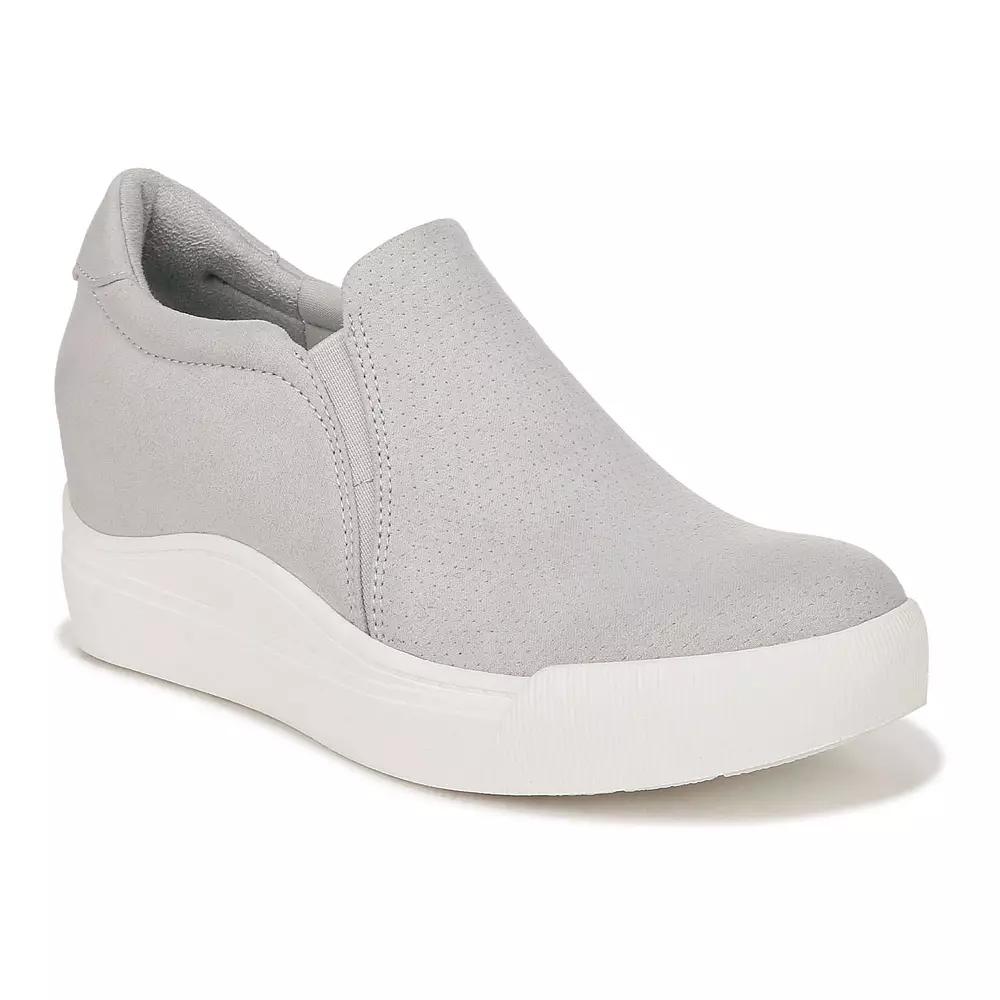 Dr. Scholl's Time Off Wedge Women's Wedge Sneakers, Size: 7.5, Gray Product Image