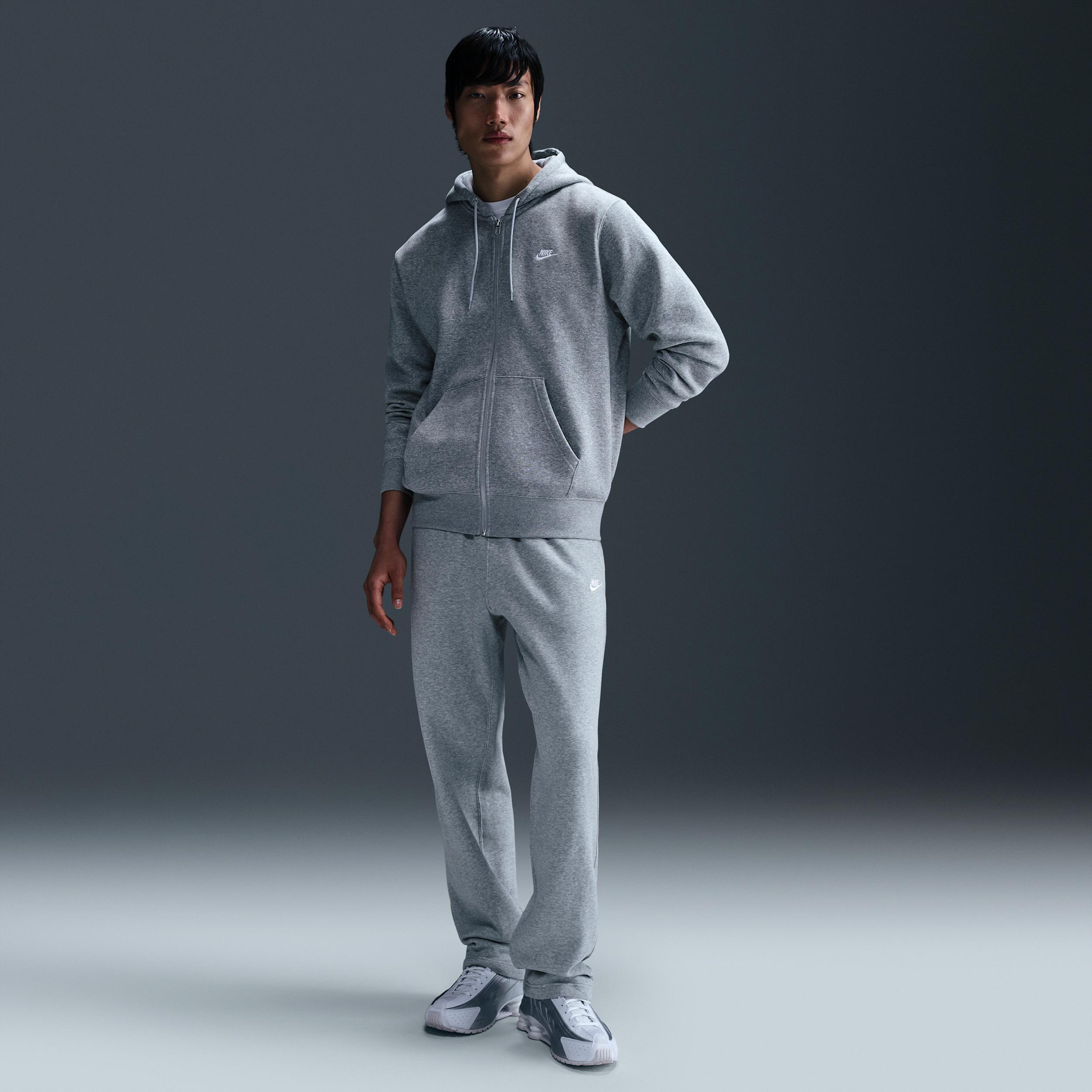 Nike Mens Club Full-Zip Fleece Hoodie | FN3861-063 Product Image