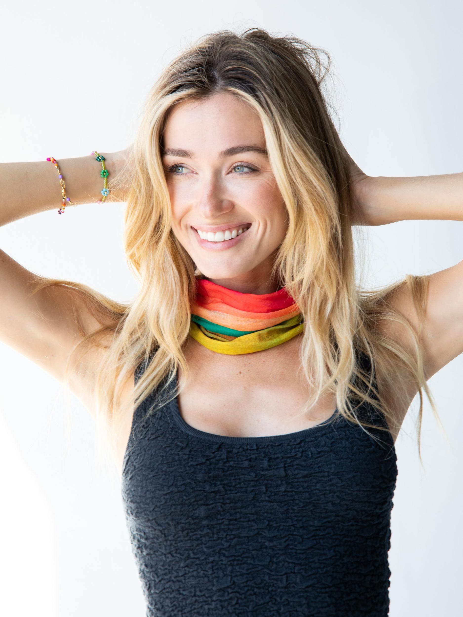 Full Boho Bandeau® Headband - Rainbow Ombre Product Image