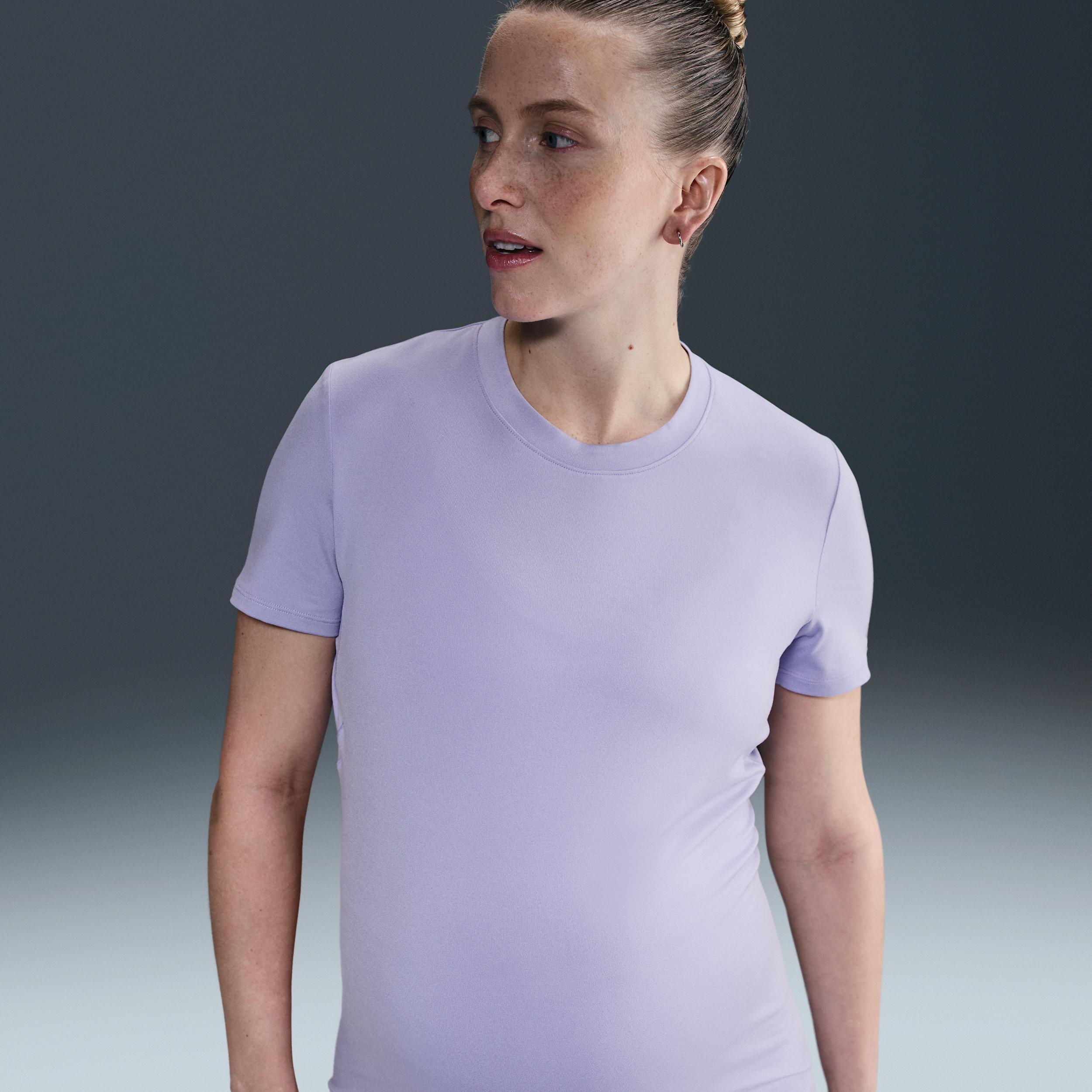 Nike Womens (M) One Dri-FIT Slim-Fit Short-Sleeve Top (Maternity) | FN5001-533 Product Image