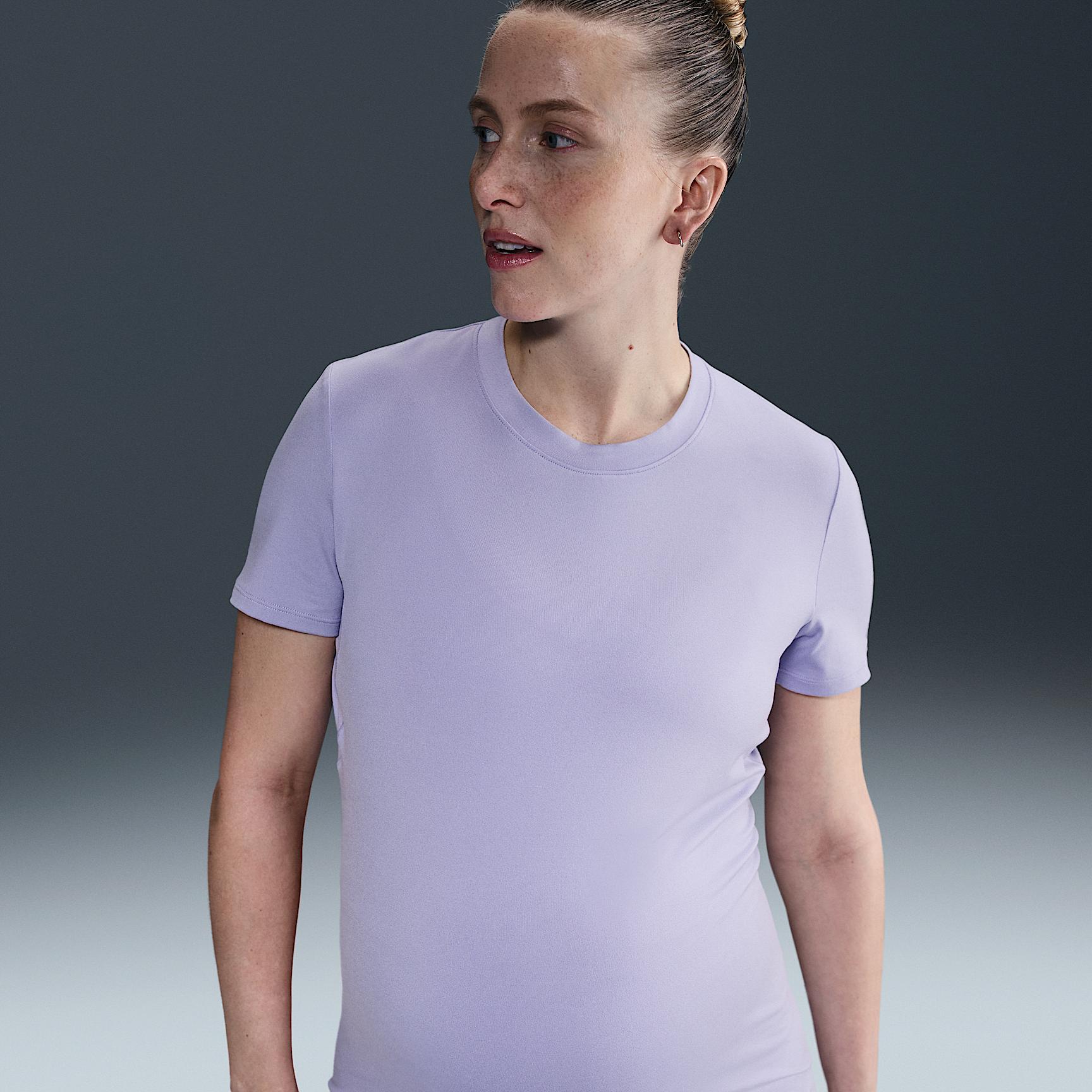 Nike Womens (M) One Dri-FIT Slim-Fit Short-Sleeve Top (Maternity) | FN5001-533 Product Image
