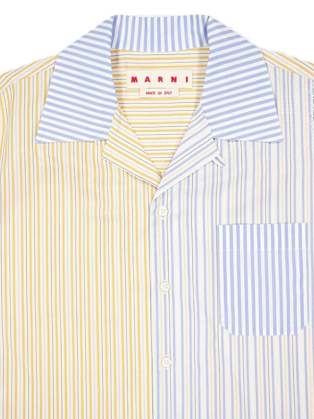 striped two-tone shirt Product Image