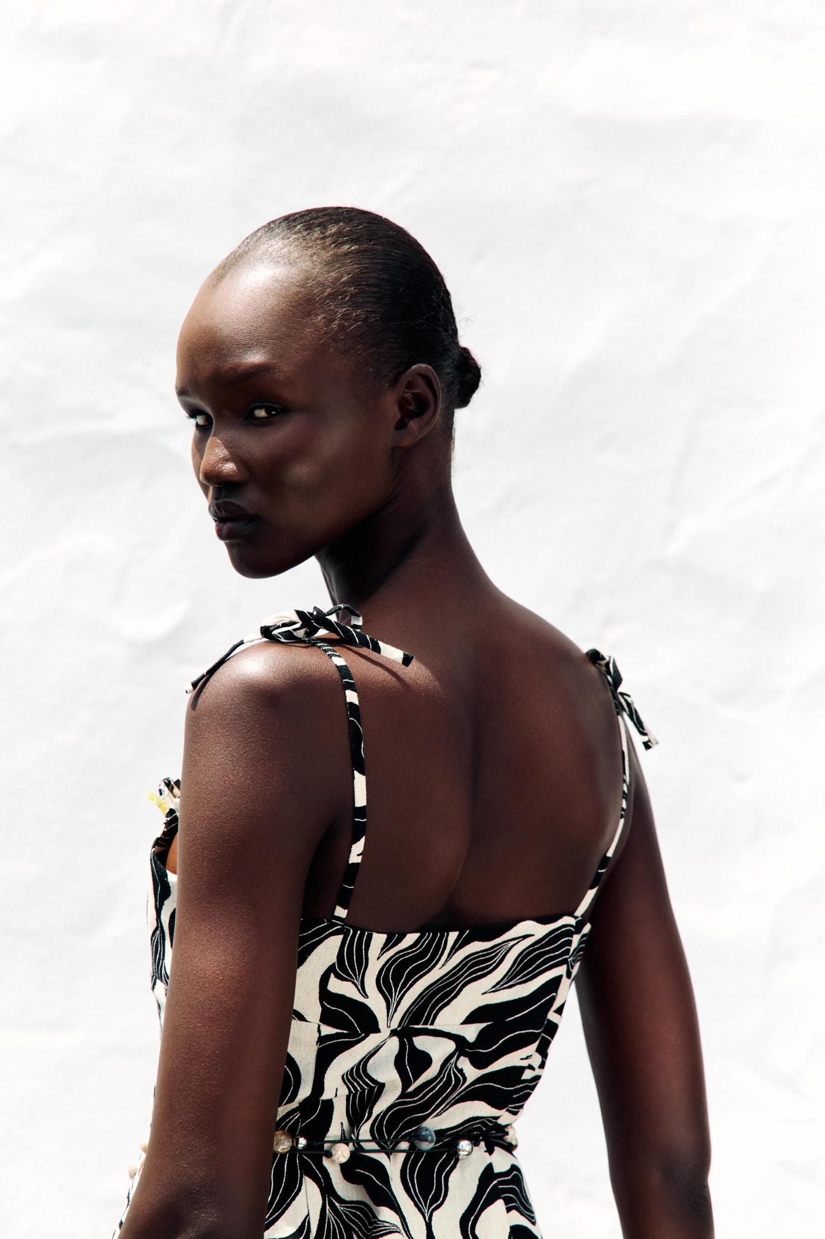 PRINTED LINEN TOP Product Image