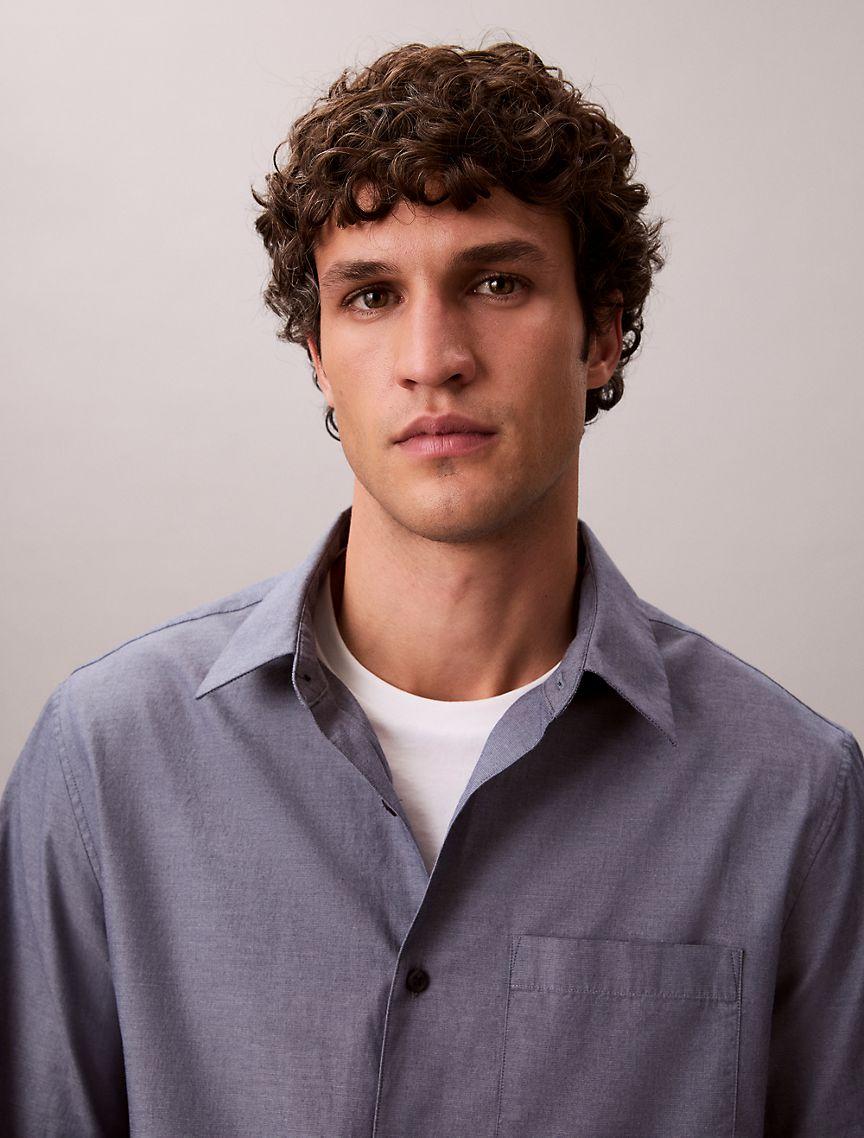 Washed Poplin Classic Button-Down Shirt Product Image
