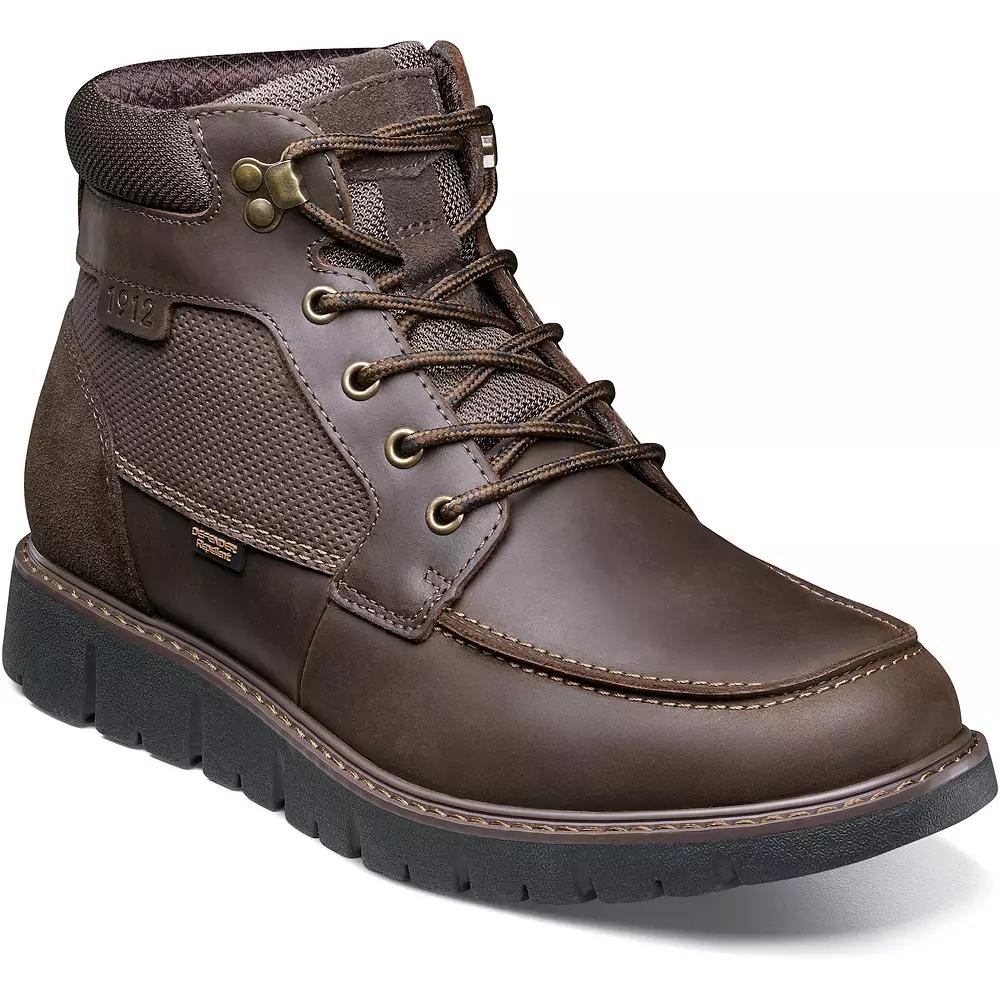Nunn Bush® Karnak Men's Leather Moc Toe Ankle Boots,  Product Image